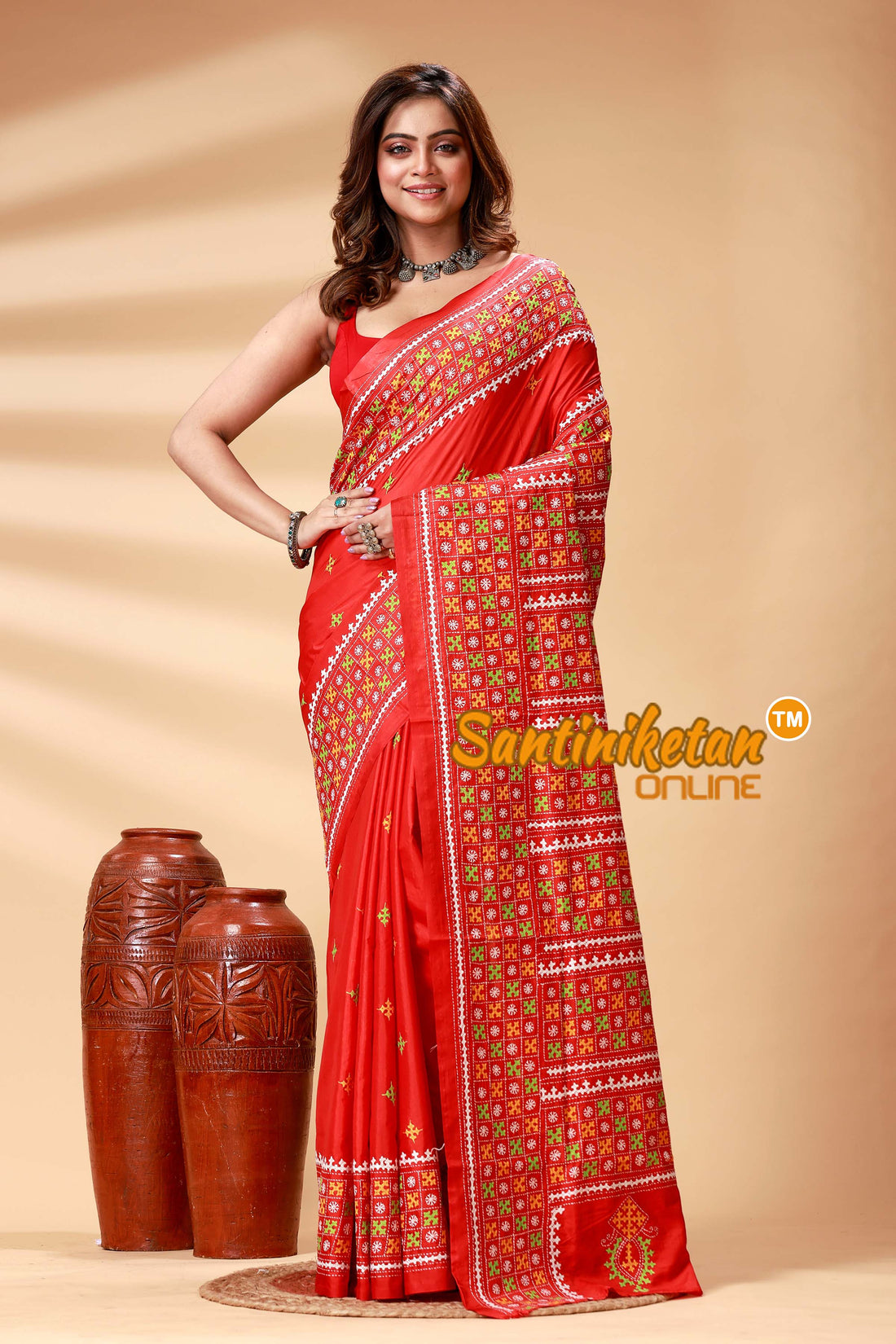 Bangalore Silk Gujrati Stitch Saree SN202524826
