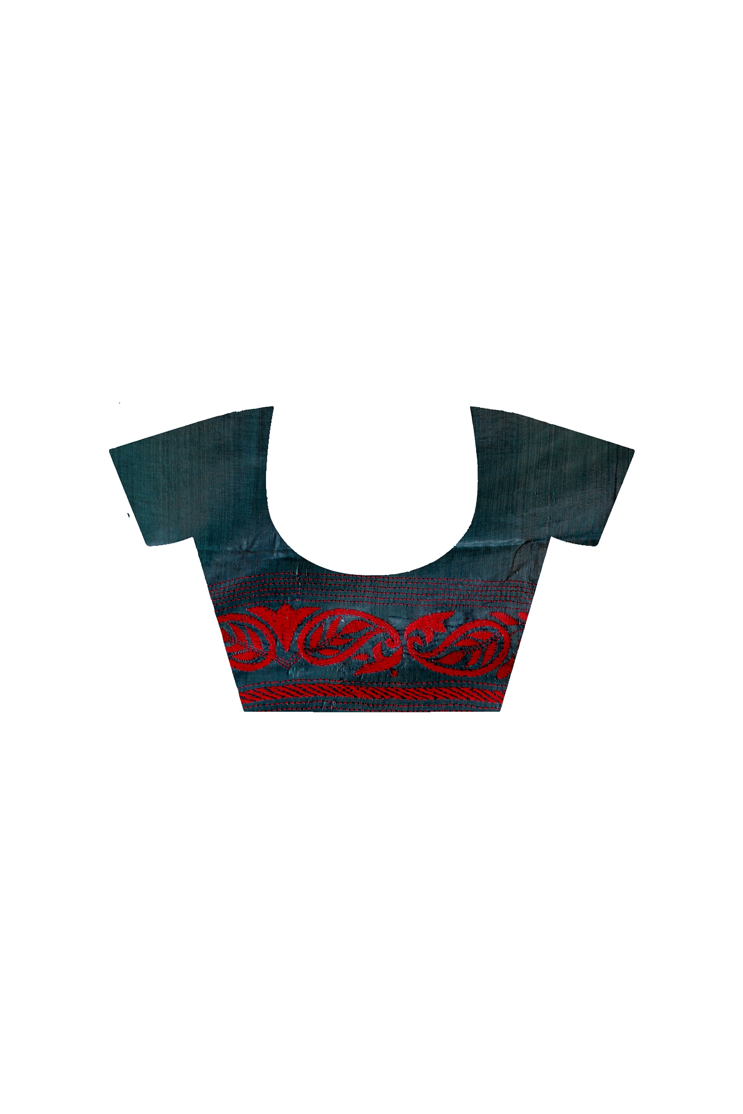 Bangalore Silk Kantha Stitch Saree SN202524855