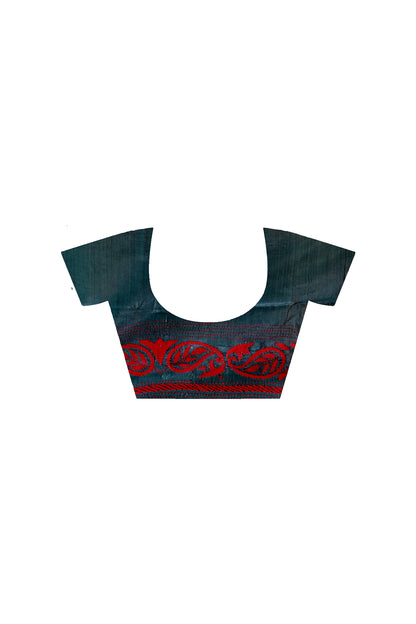 Bangalore Silk Kantha Stitch Saree SN202524855