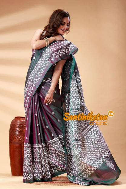 Bangalore Silk Gujrati Stitch Saree SN202525045