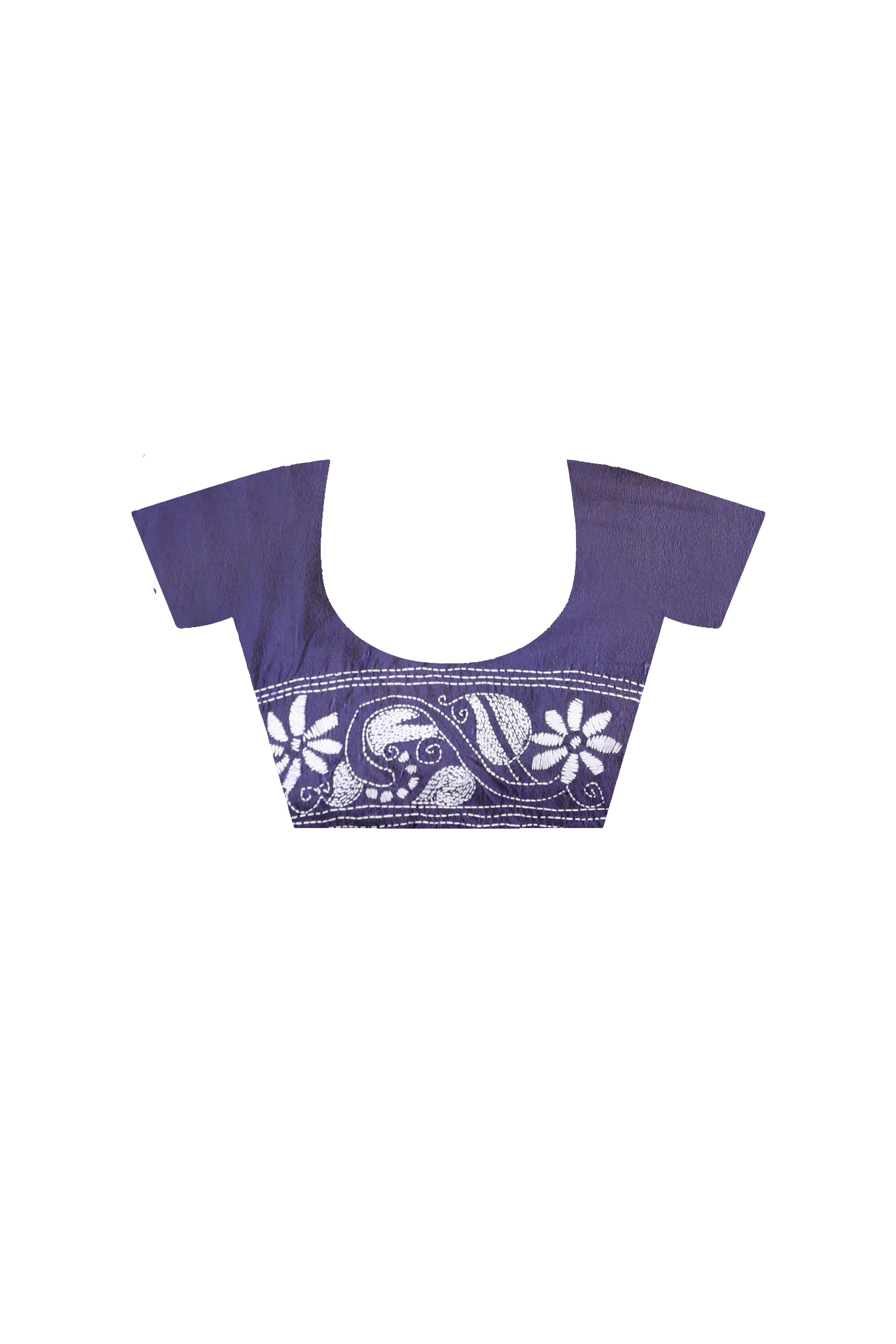 Bangalore Silk Kantha Stitch Saree SN202525093