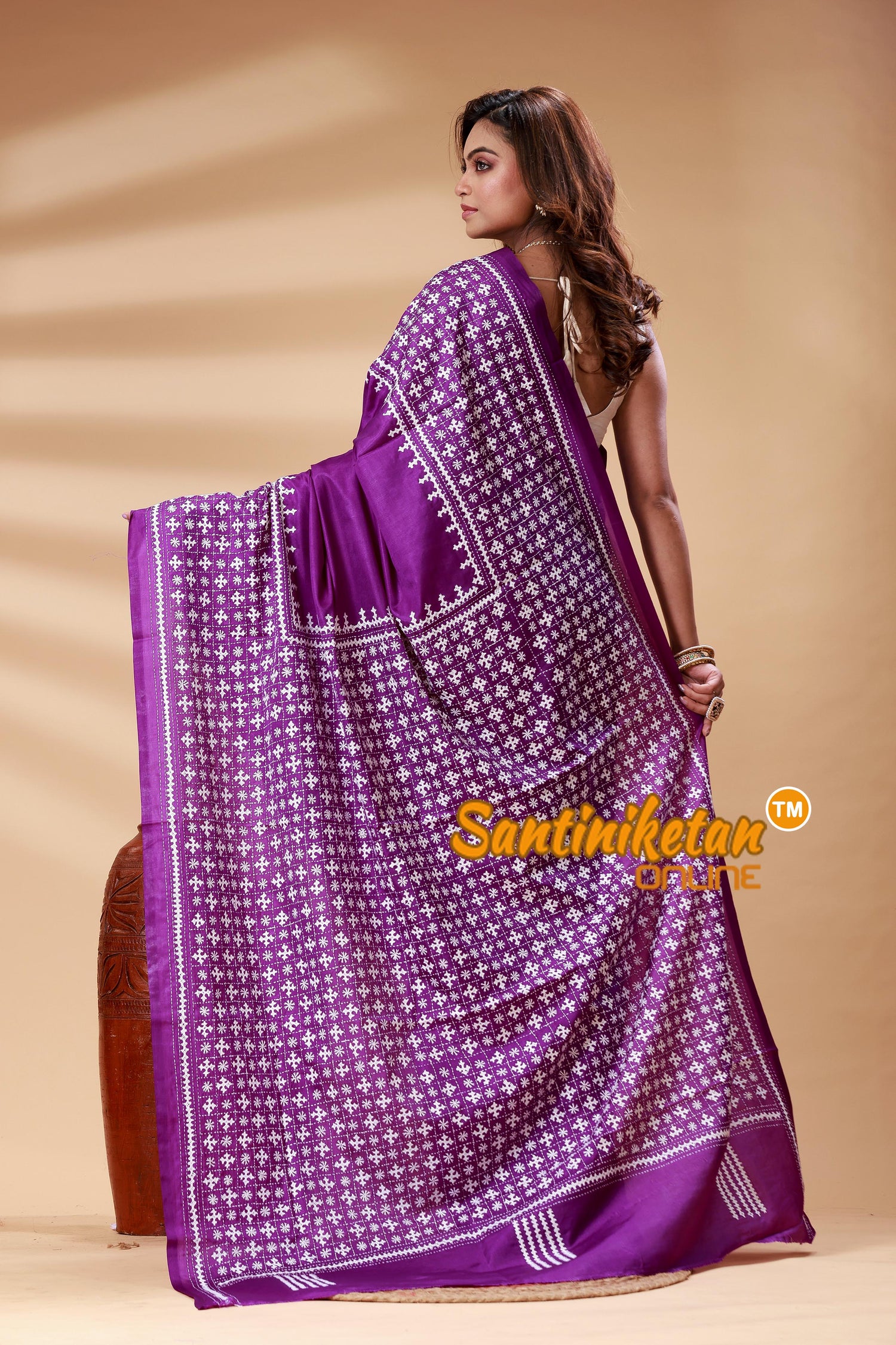 Bangalore Silk Gujrati Stitch Saree SN202525135