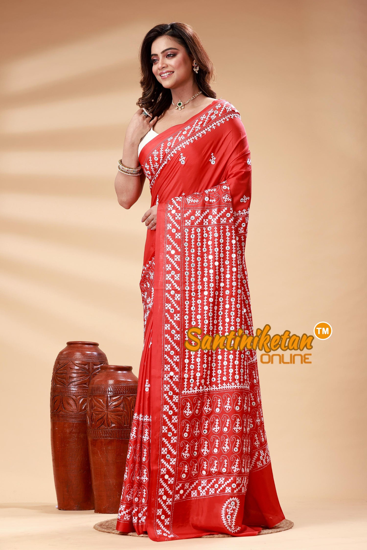 Bangalore Silk Gujrati Stitch Saree SN202525164