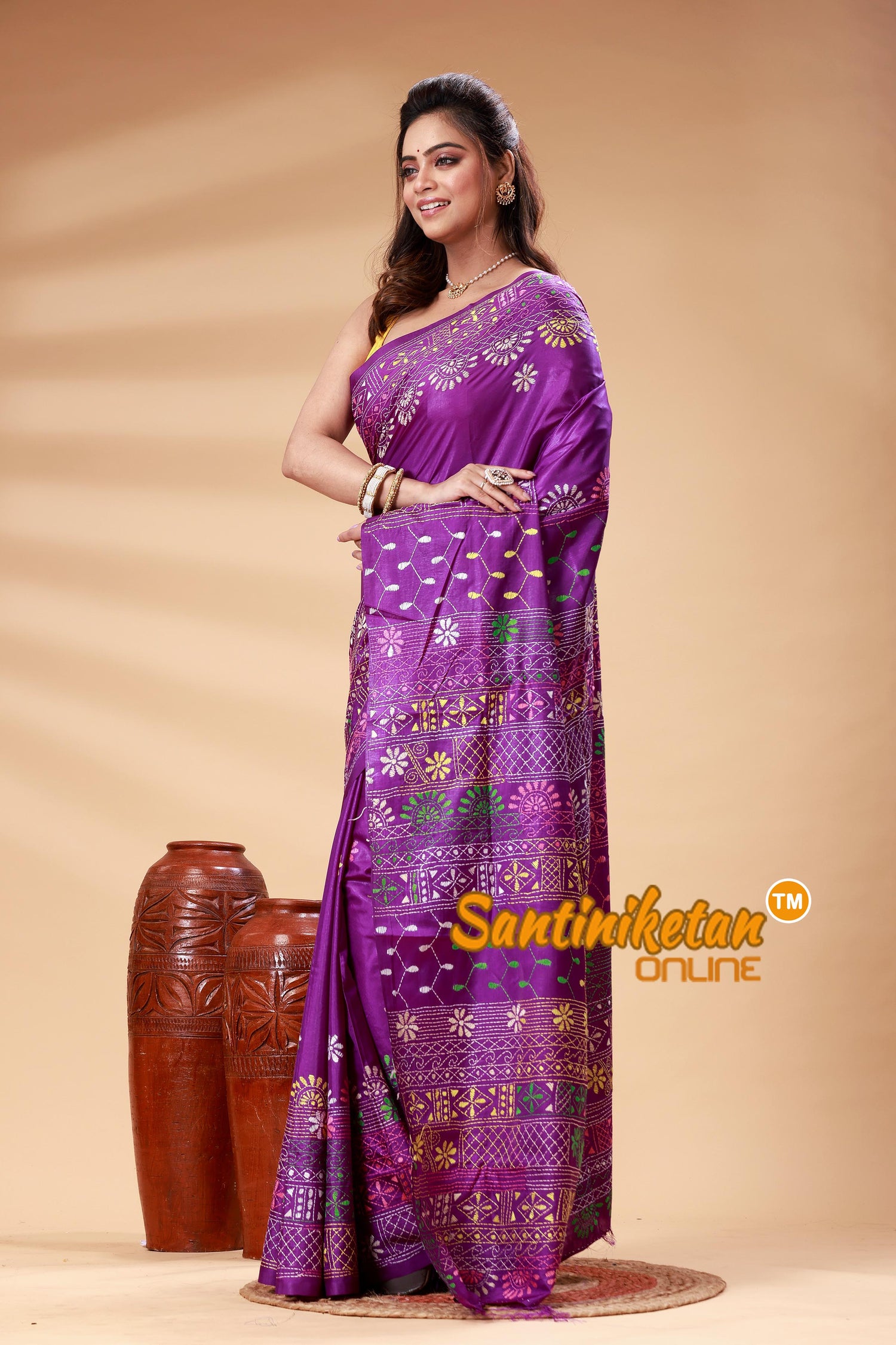 Bangalore Silk Lambani Stitch Saree SN202525261