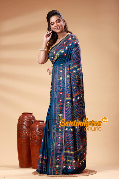 Bangalore Silk Lambani Stitch Saree SN202525273