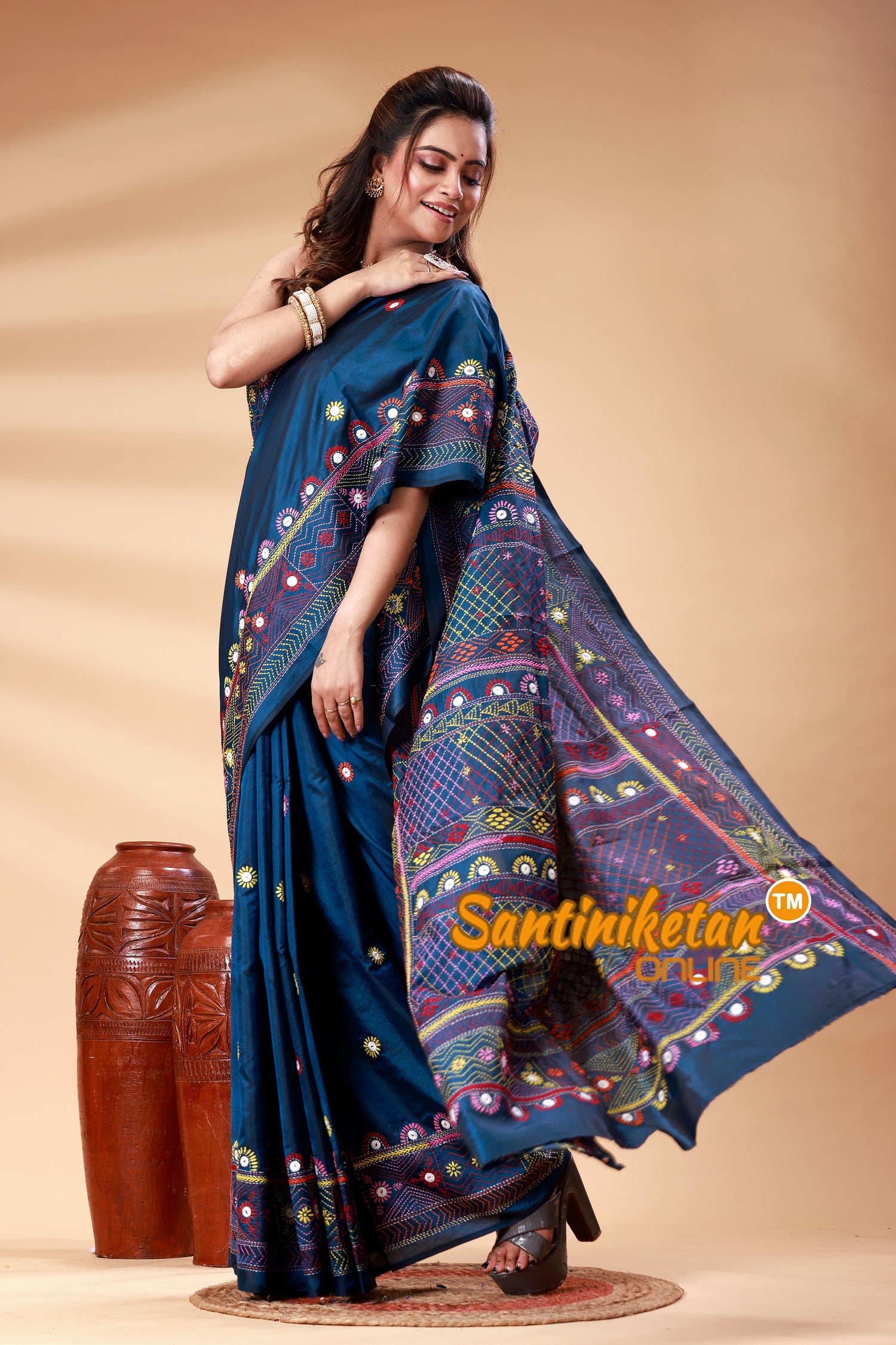 Bangalore Silk Lambani Stitch Saree SN202525273