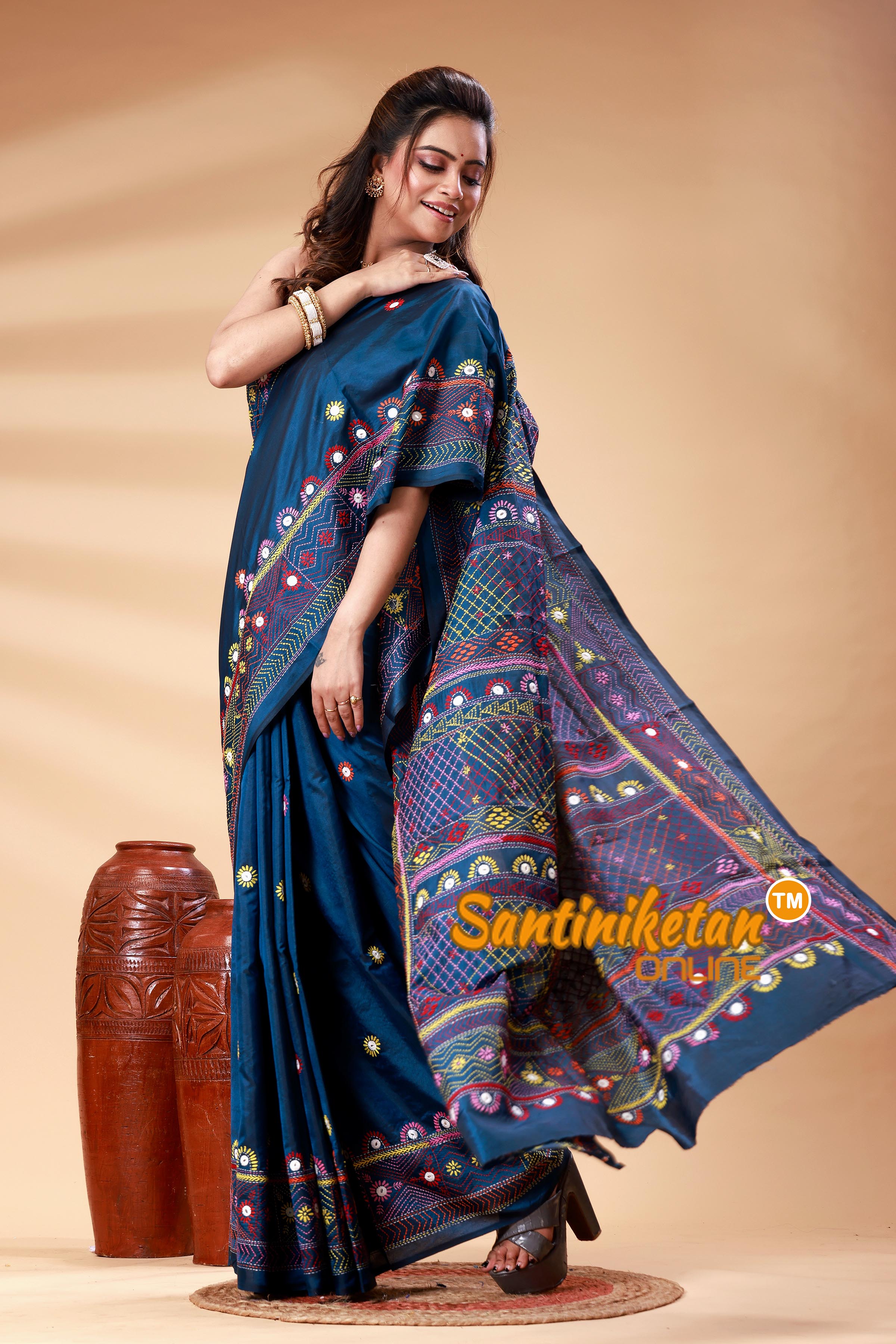 Bangalore Silk Lambani Stitch Saree SN202525273