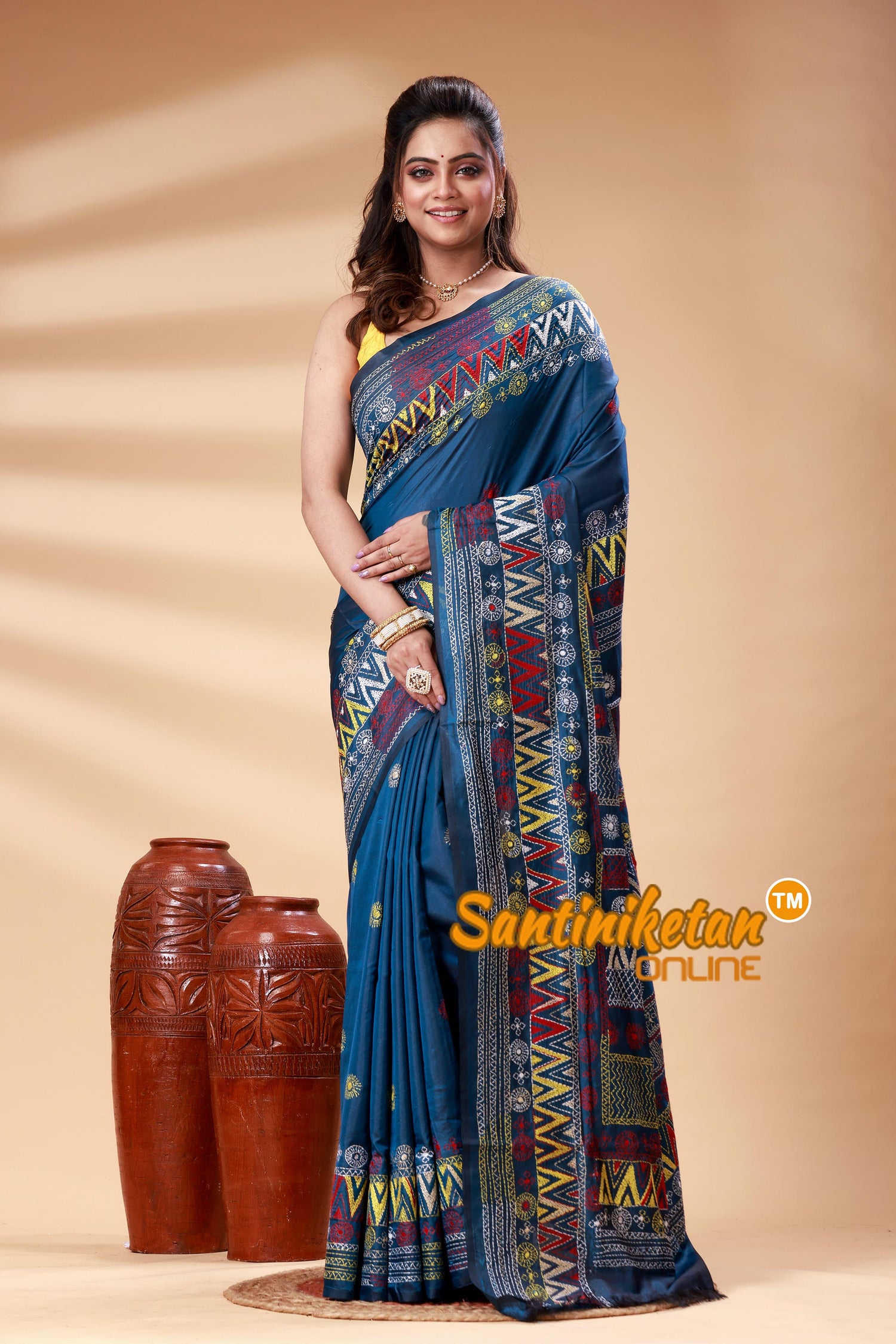 Bangalore Silk Lambani Stitch Saree SN202525285
