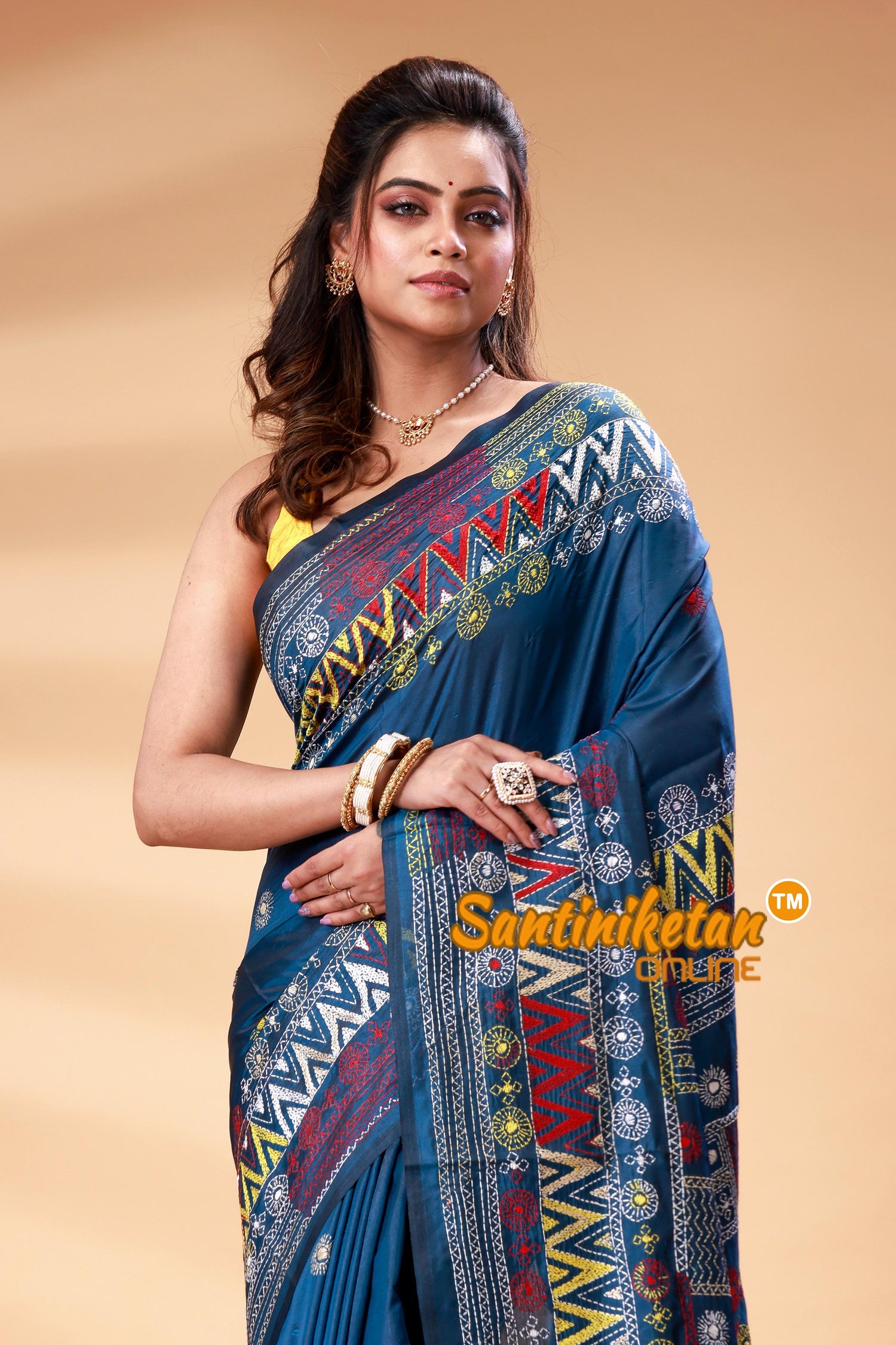 Bangalore Silk Lambani Stitch Saree SN202525285