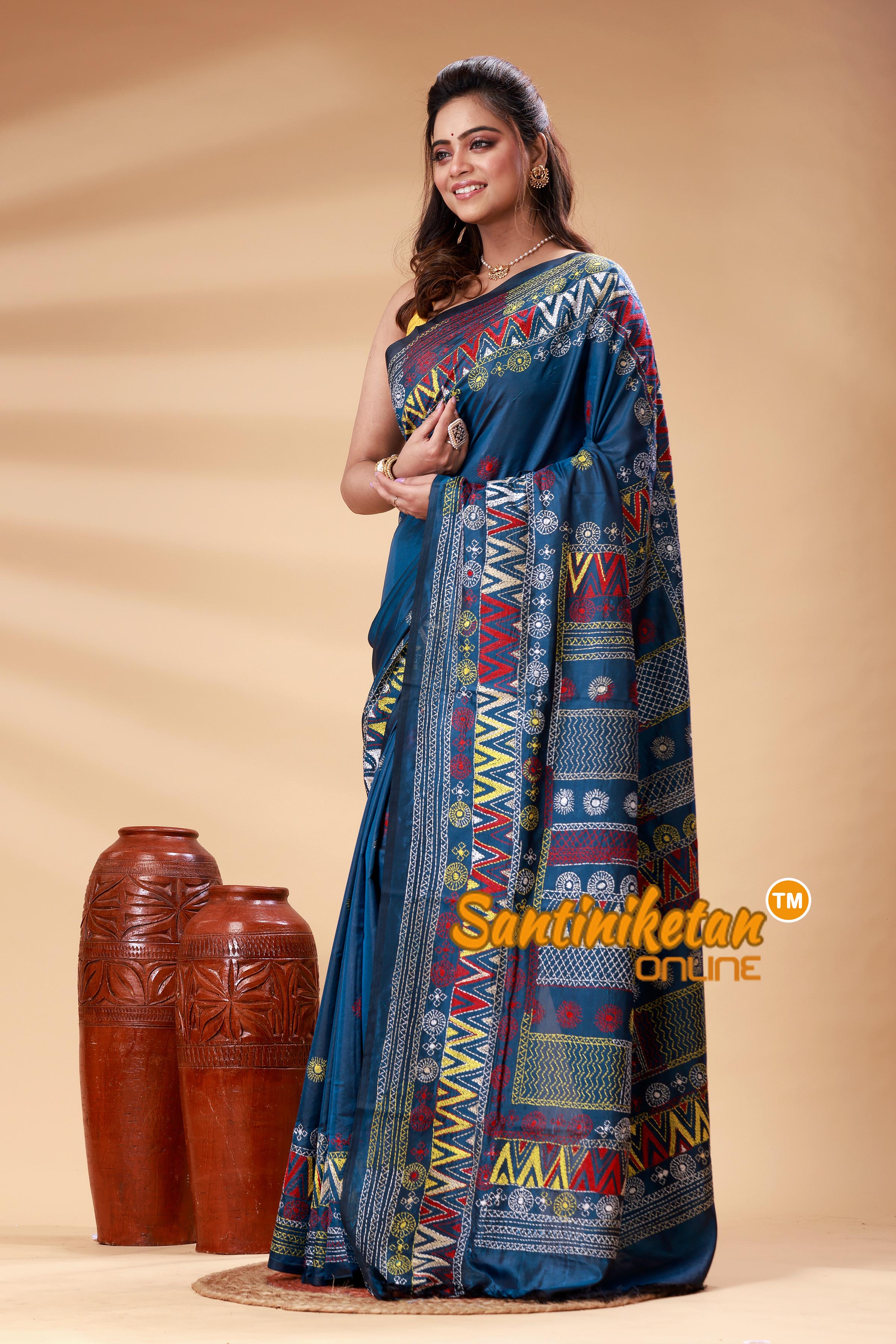 Bangalore Silk Lambani Stitch Saree SN202525285