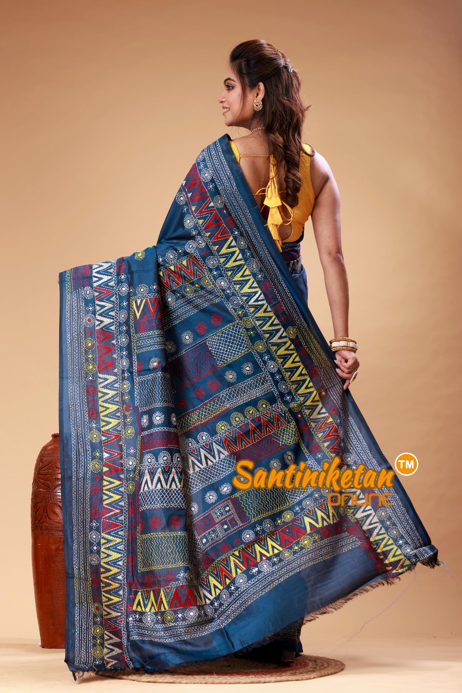 Bangalore Silk Lambani Stitch Saree SN202525285