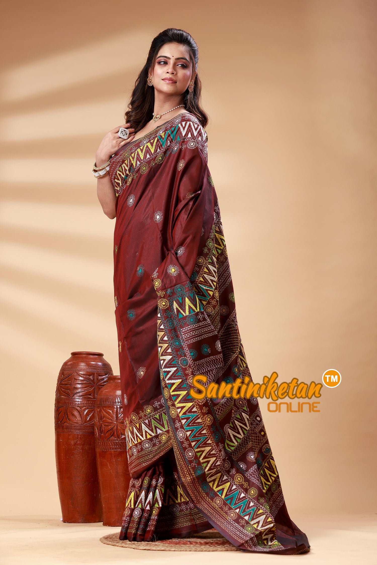 Bangalore Silk Lambani Stitch Saree SN202525310