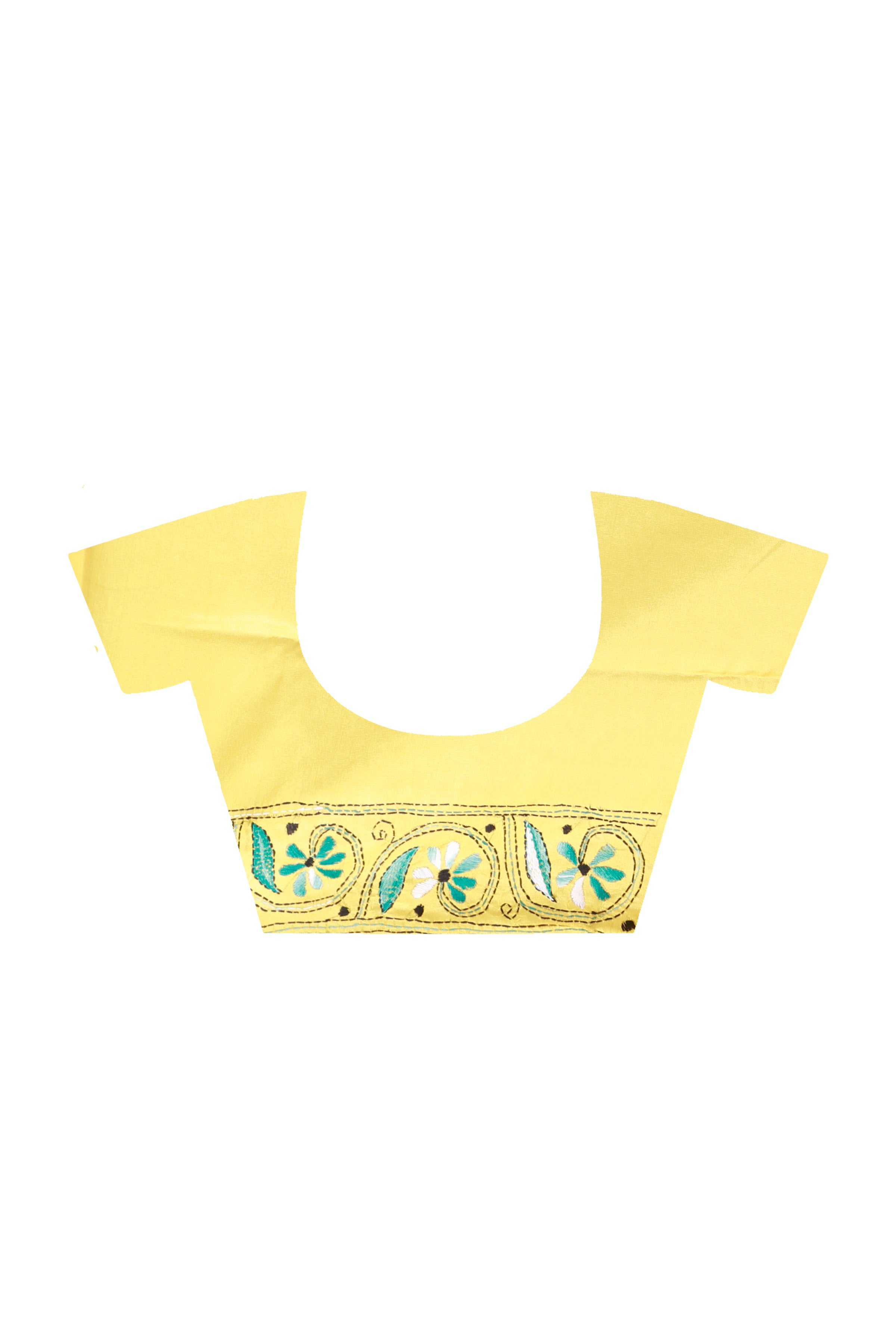 Bangalore Silk Kantha Stitch Saree SN202525340