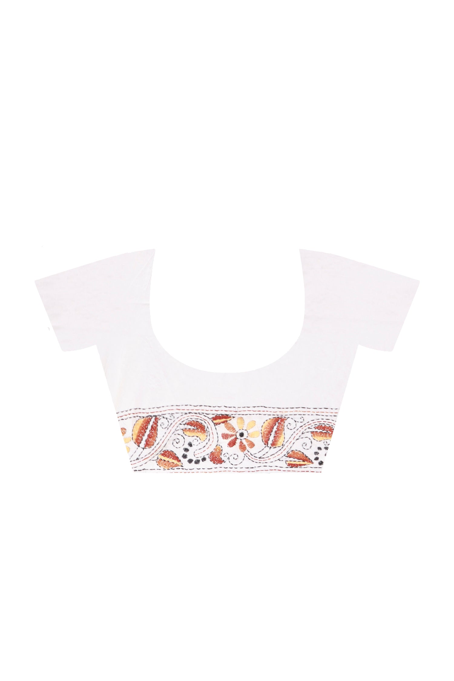 Bangalore Silk Kantha Stitch Saree SN202525389