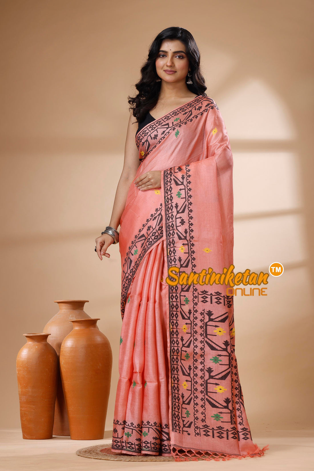 Pure Tussar Jamdani Saree SN202625401