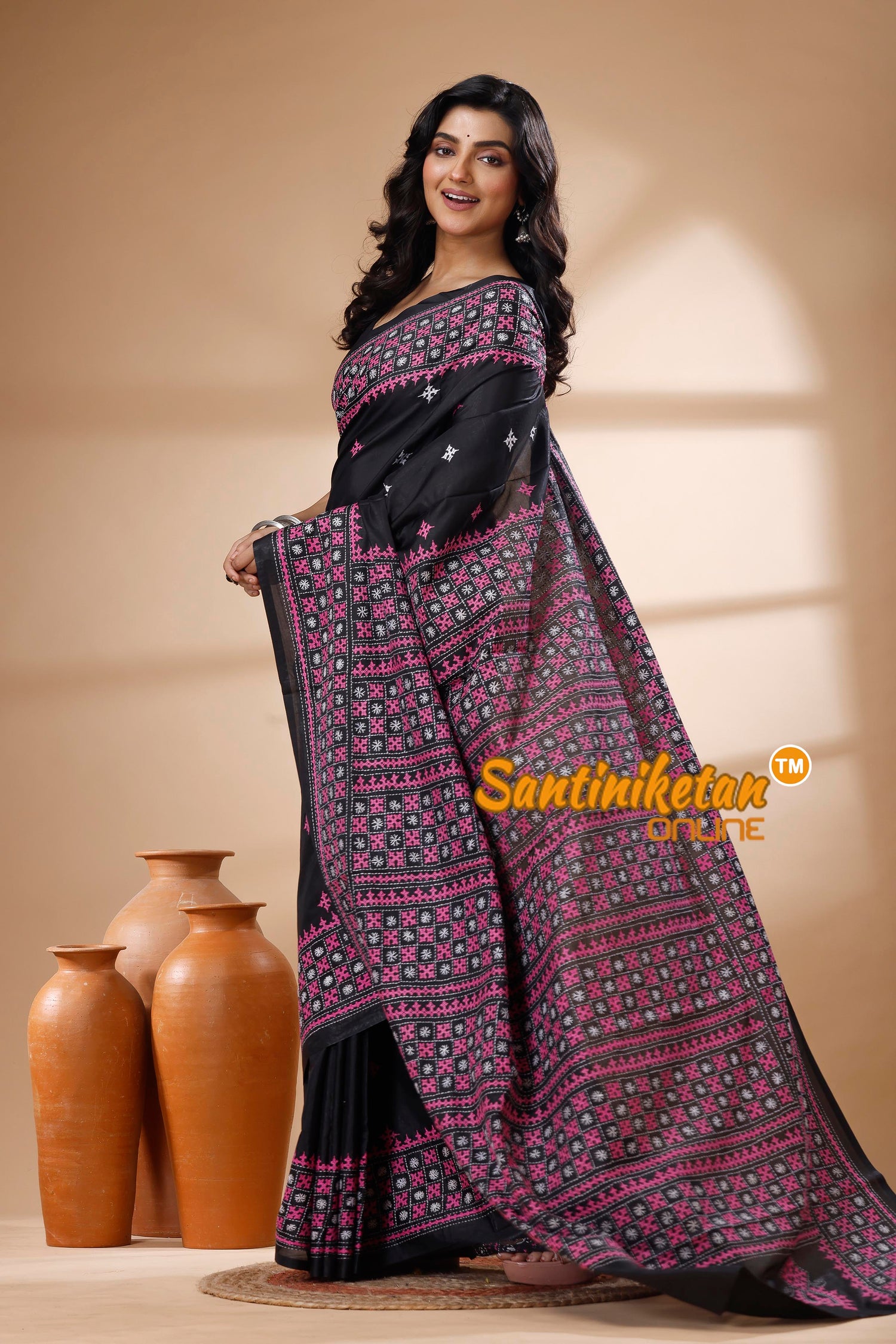 Bangalore Silk Gujrati Stitch Saree SN202625413
