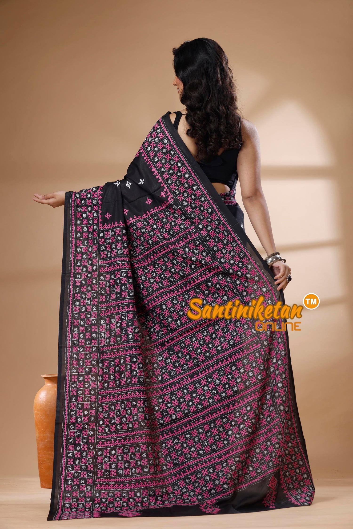 Bangalore Silk Gujrati Stitch Saree SN202625413