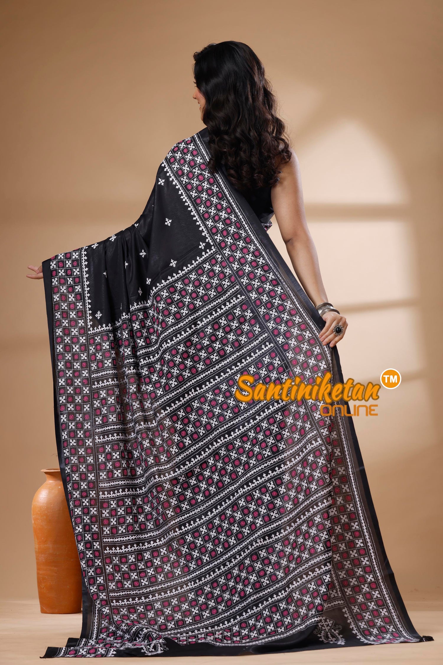 Bangalore Silk Gujrati Stitch Saree SN202625448
