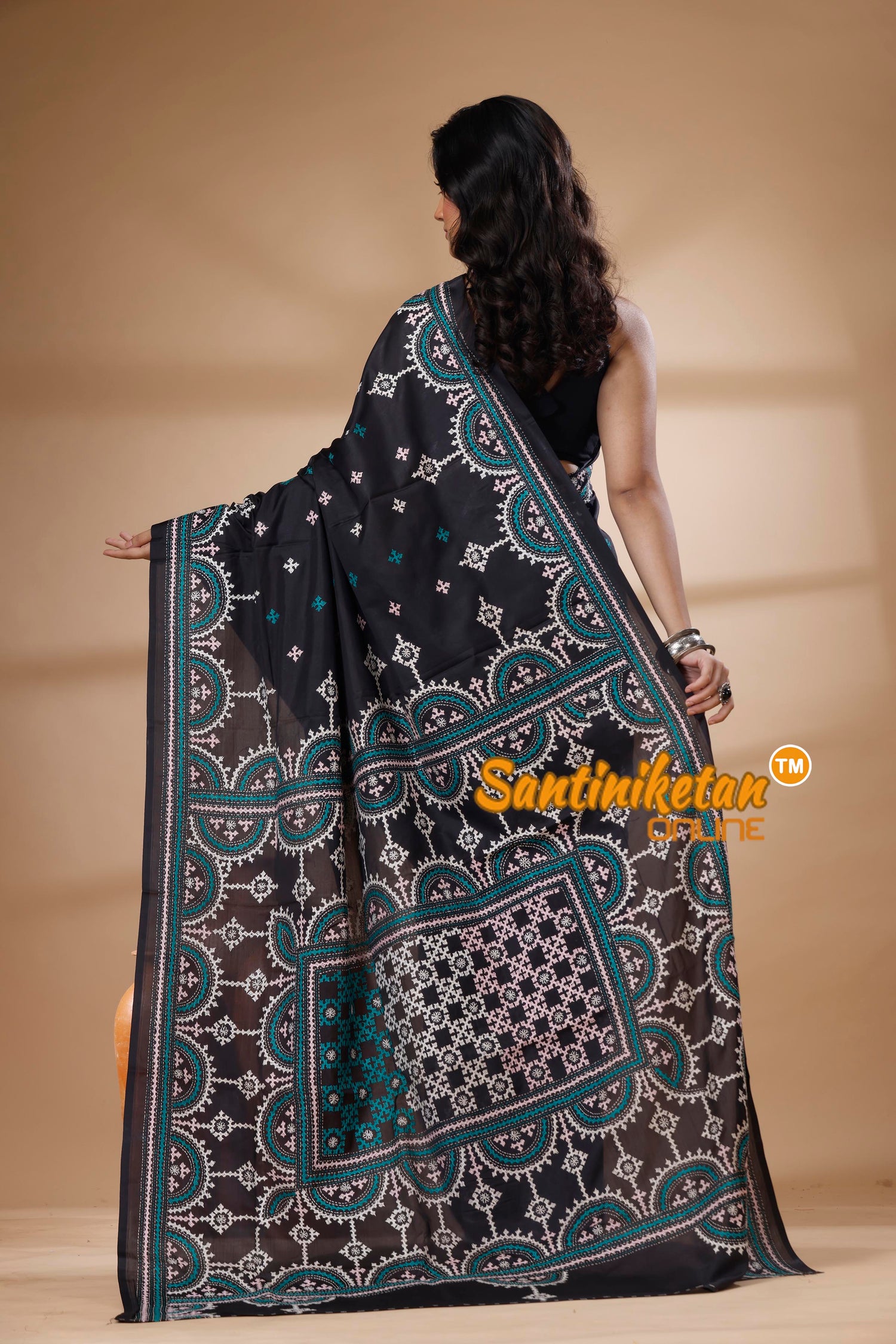 Bangalore Silk Gujrati Stitch Saree SN202625475