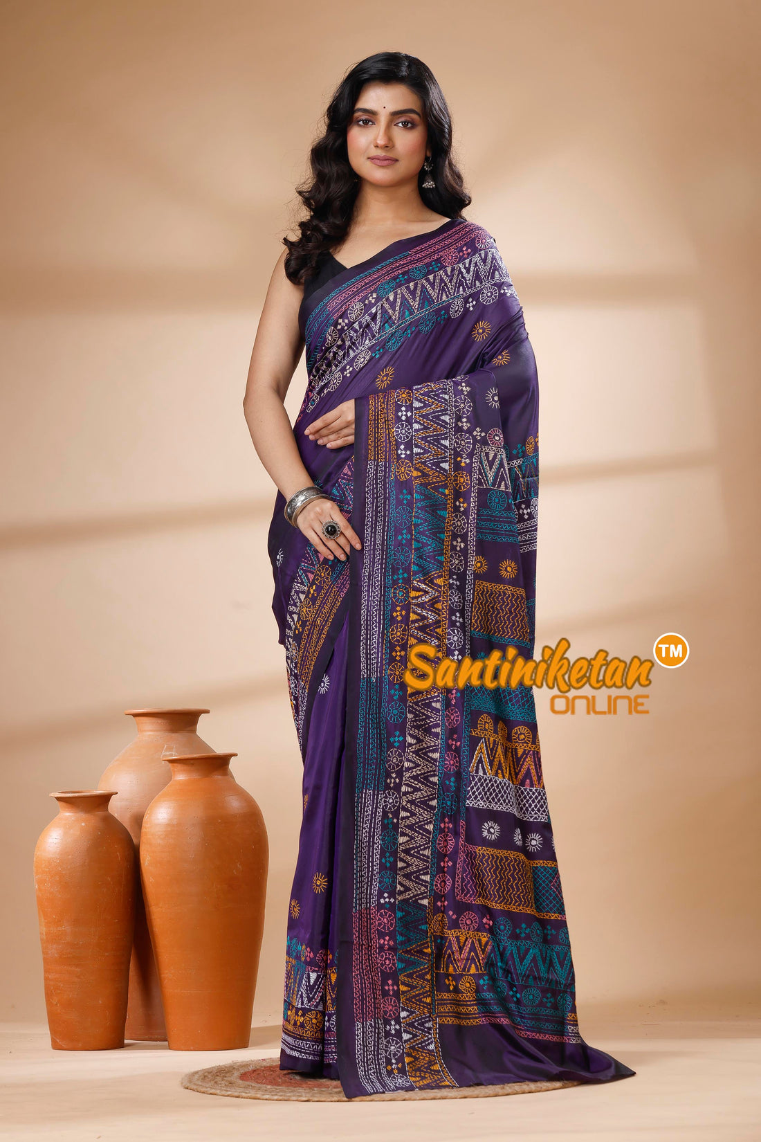 Bangalore Silk Lambani Stitch Saree SN202625510