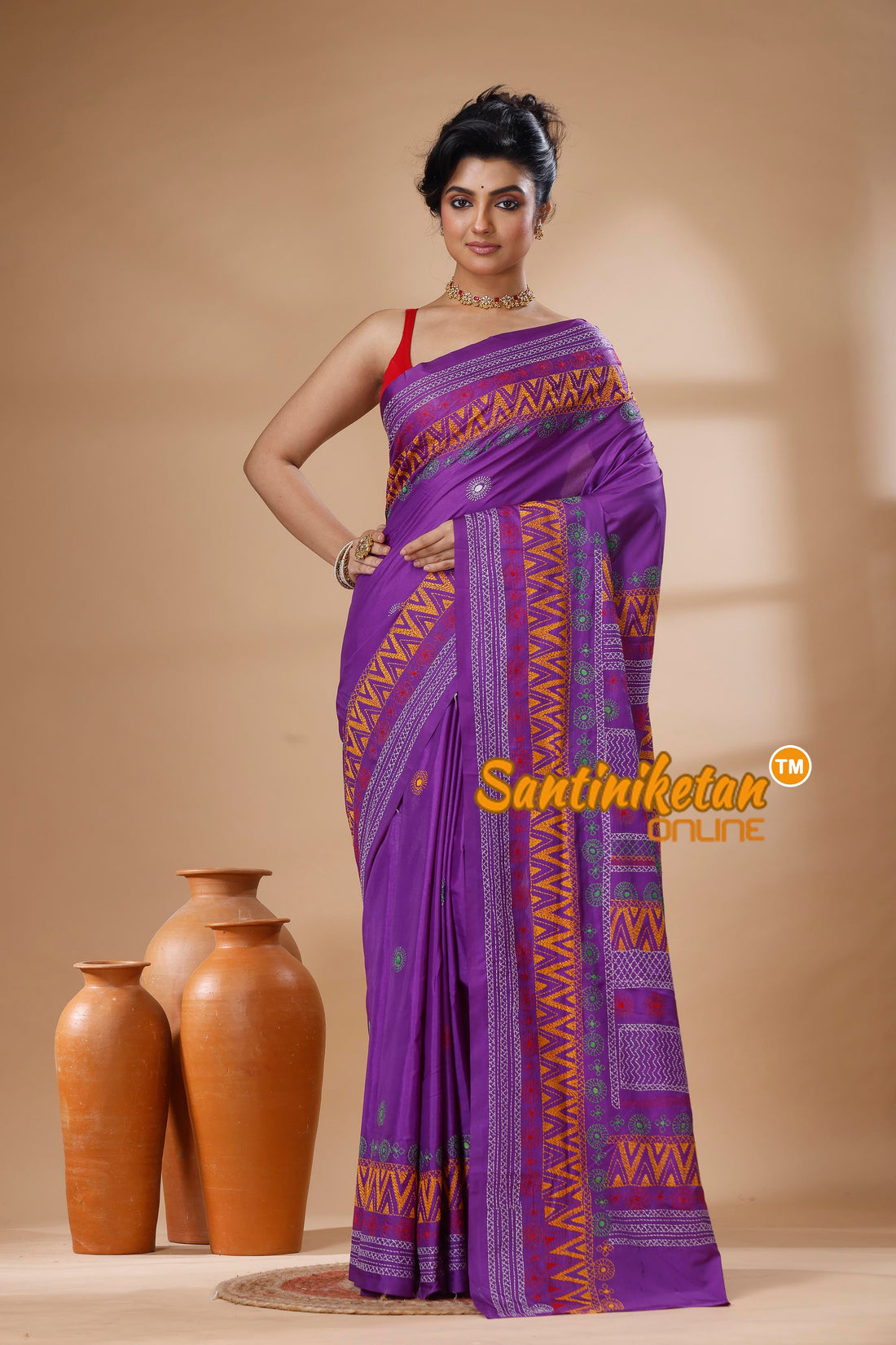 Bangalore Silk Lambani Stitch Saree SN202625588