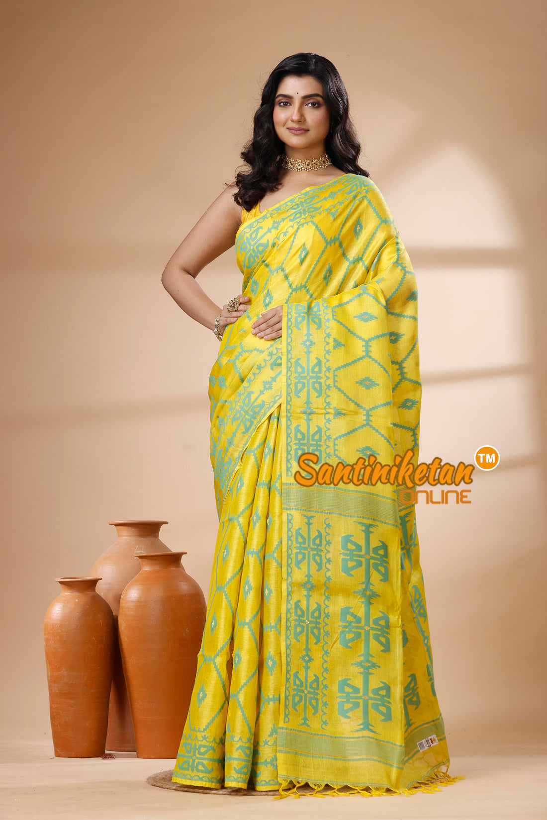 Pure Tussar Jamdani Saree SN202625825