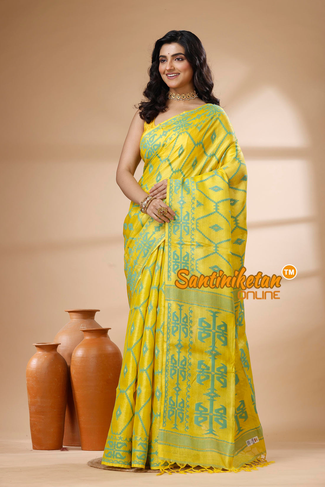 Pure Tussar Jamdani Saree SN202625825