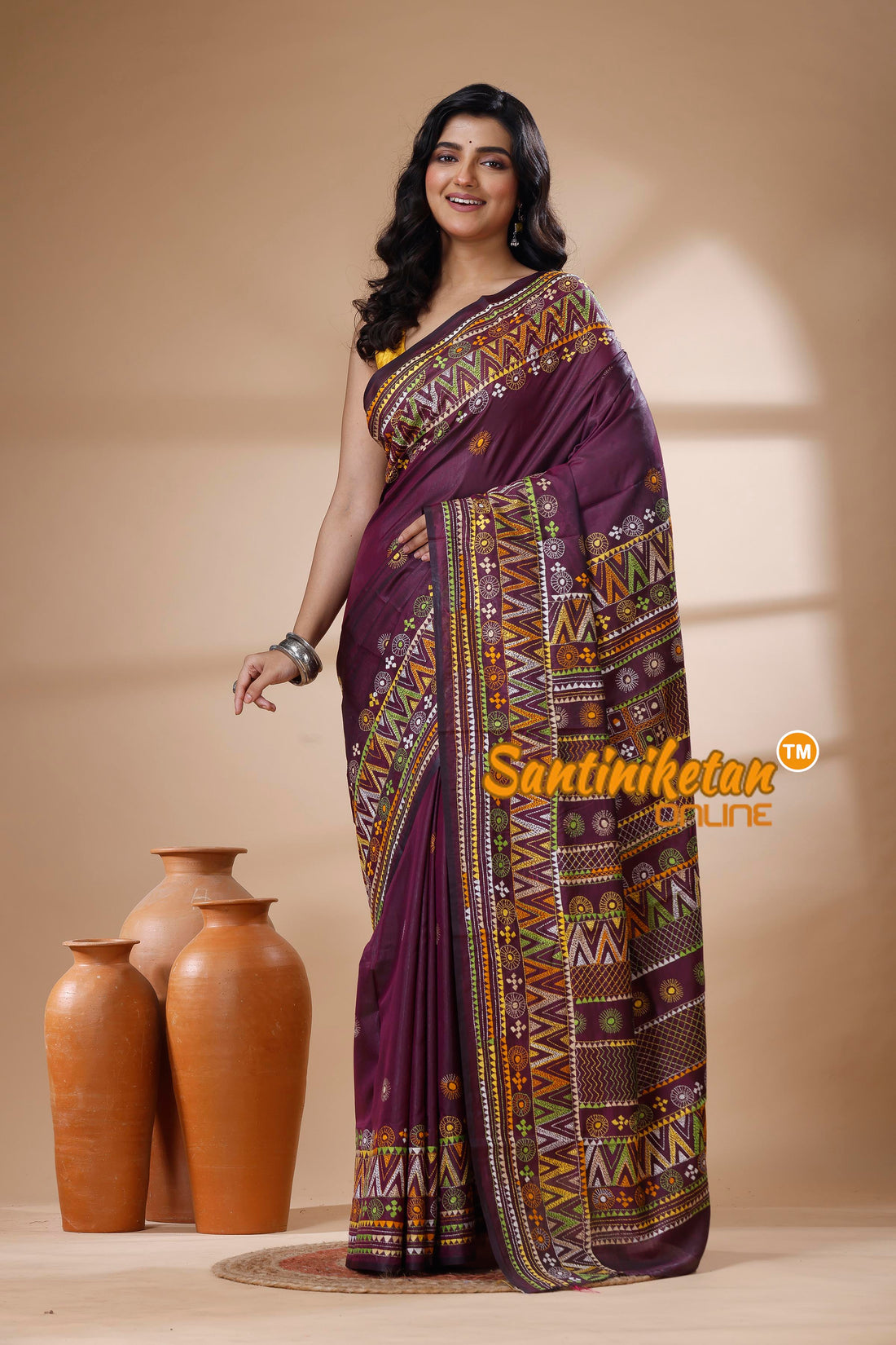 Bangalore Silk Lambani Stitch Saree SN202625867