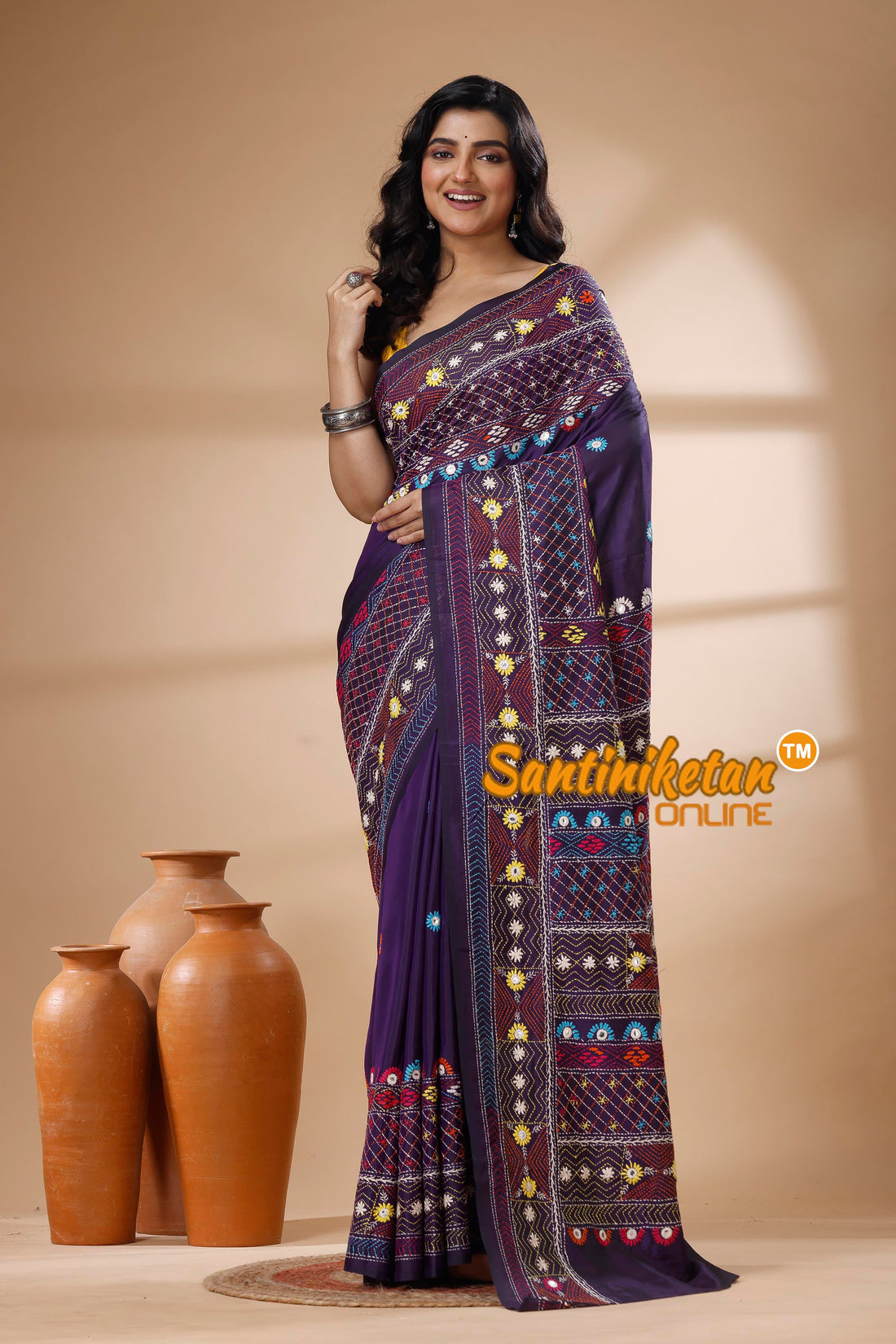 Bangalore Silk Lambani Stitch Saree SN202625915