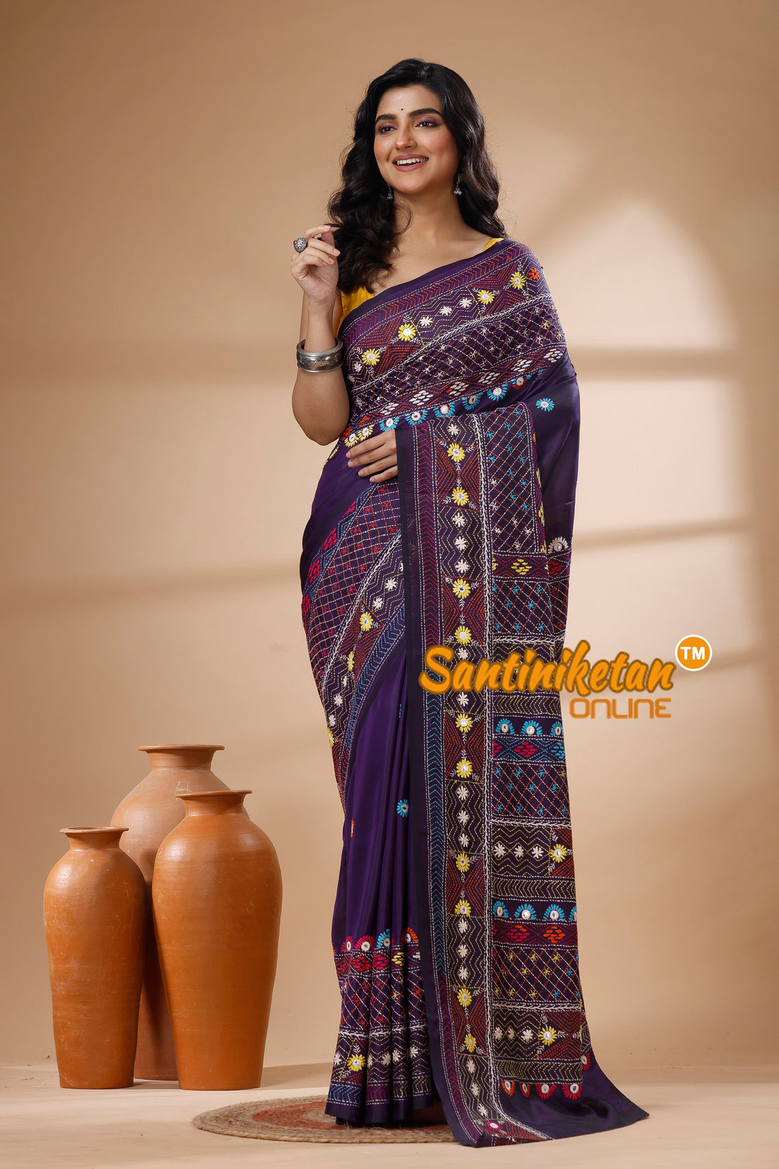 Bangalore Silk Lambani Stitch Saree SN202625915