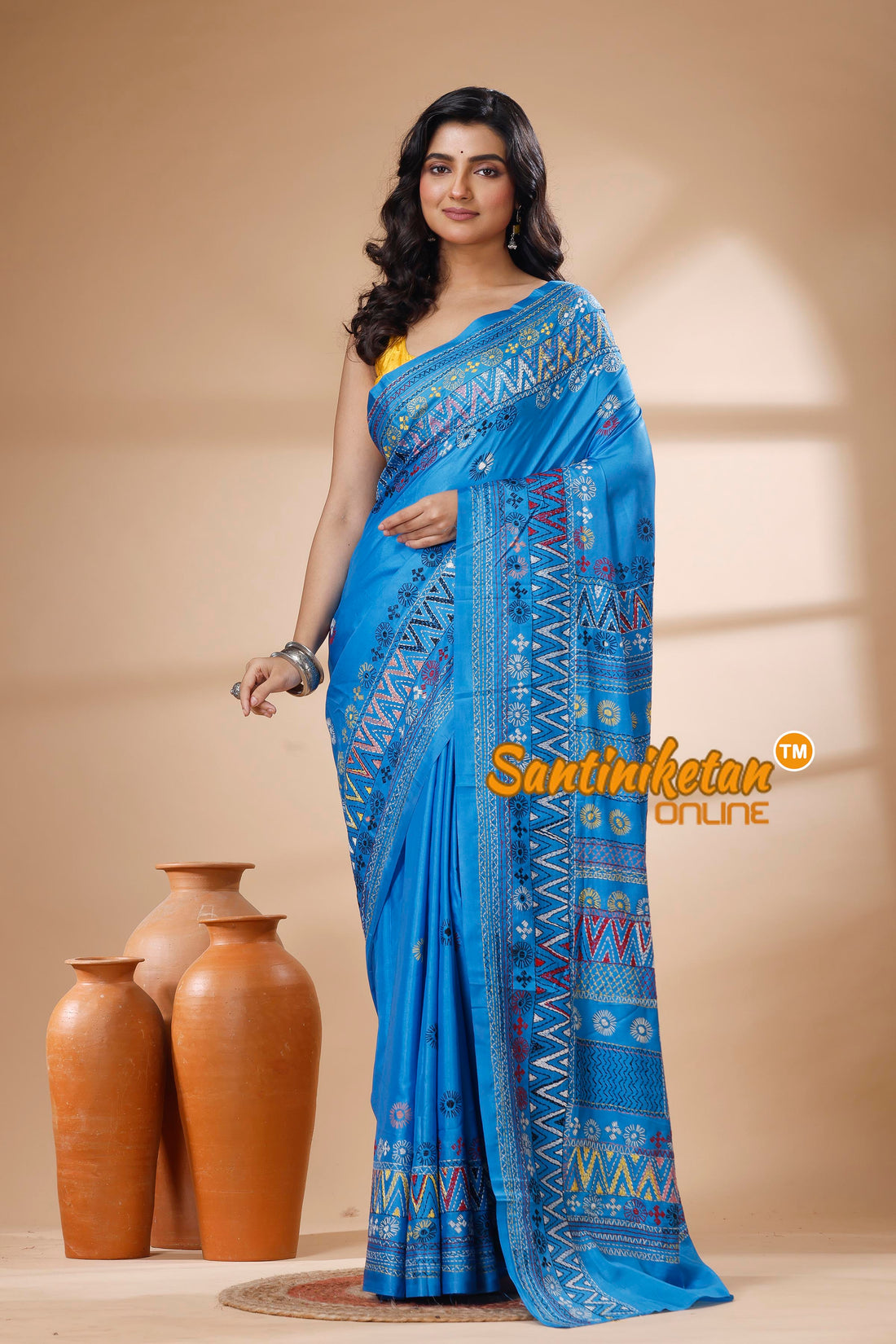 Bangalore Silk Lambani Stitch Saree SN202625953