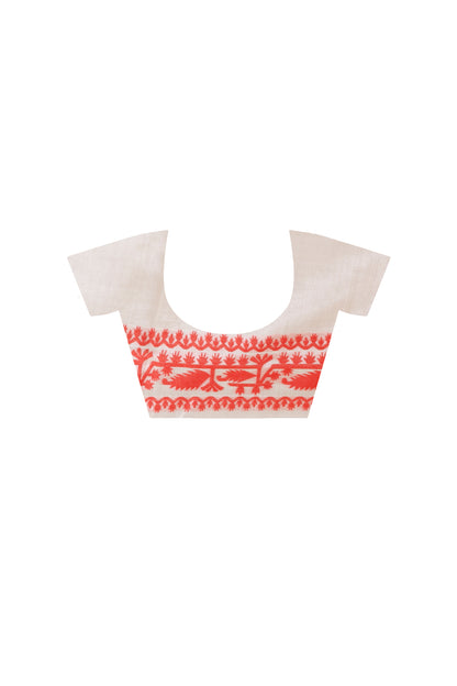 Pure Tussar Jamdani Saree SN202626012