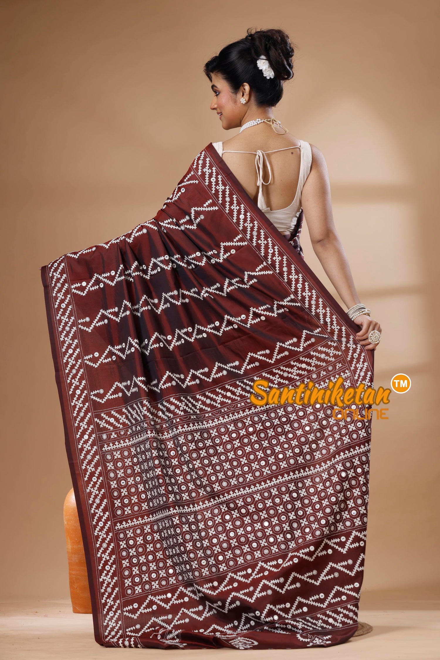 Bangalore Silk Gujrati Stitch Saree SN202626108
