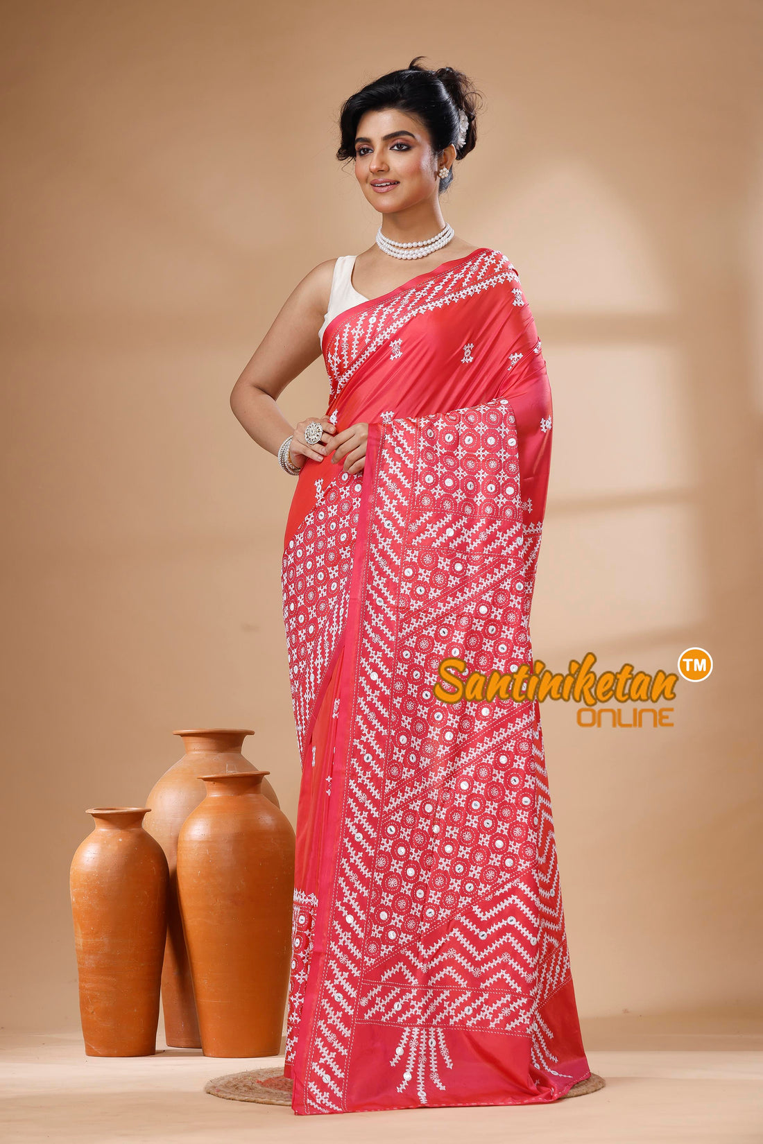 Bangalore Silk Gujrati Stitch Saree SN202626144
