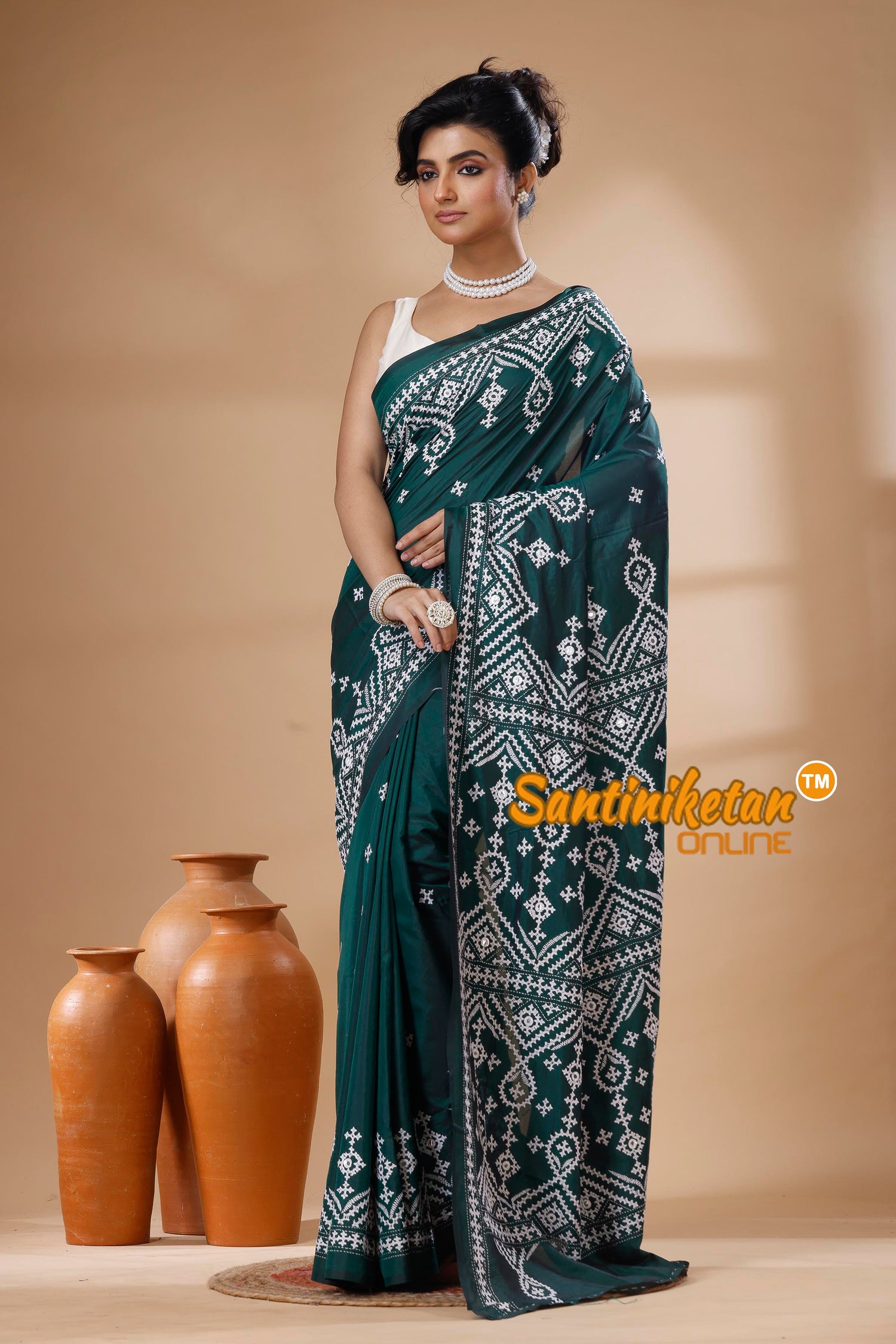 Bangalore Silk Gujrati Stitch Saree SN202626162