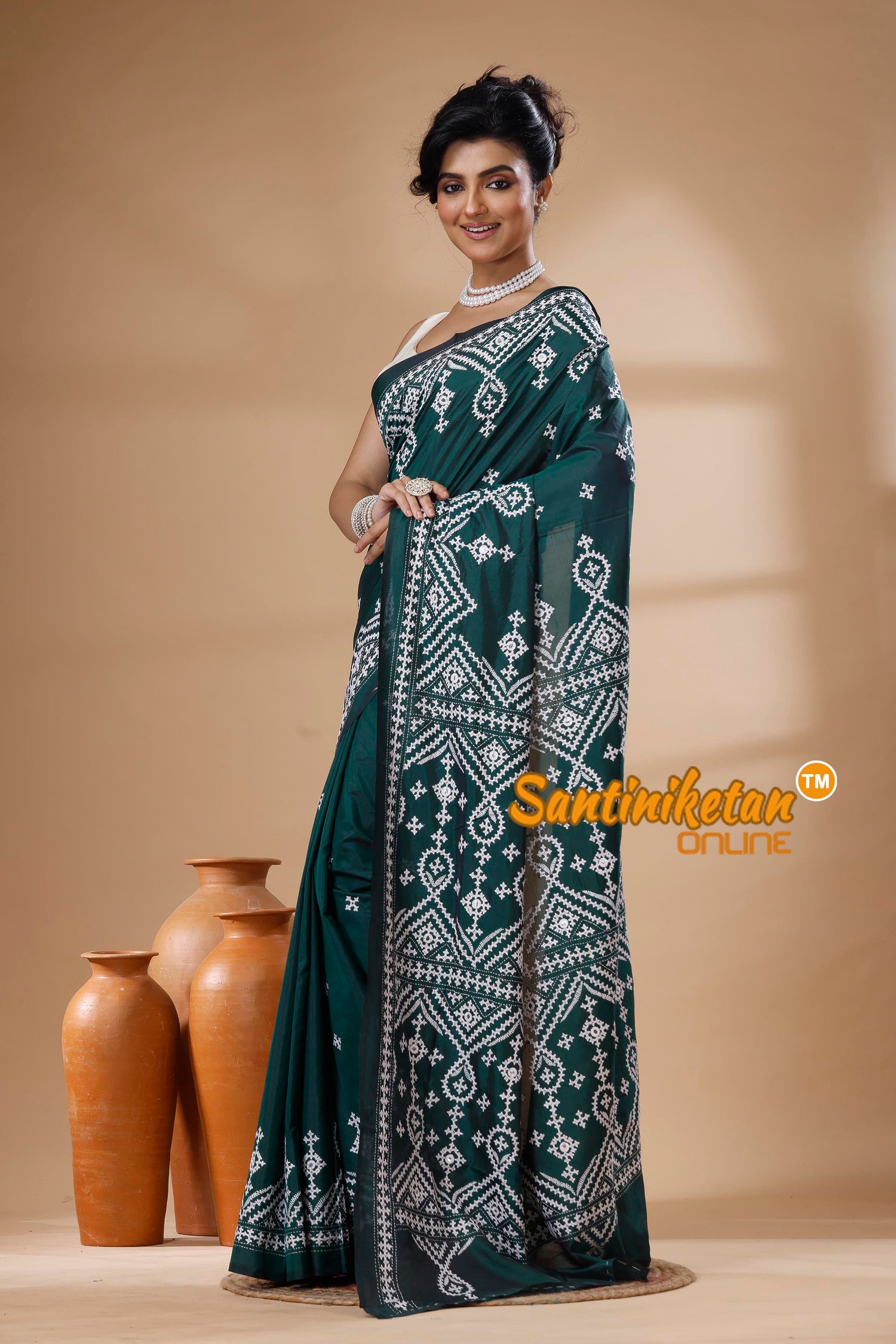 Bangalore Silk Gujrati Stitch Saree SN202626162
