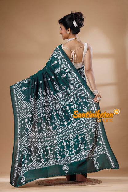 Bangalore Silk Gujrati Stitch Saree SN202626162