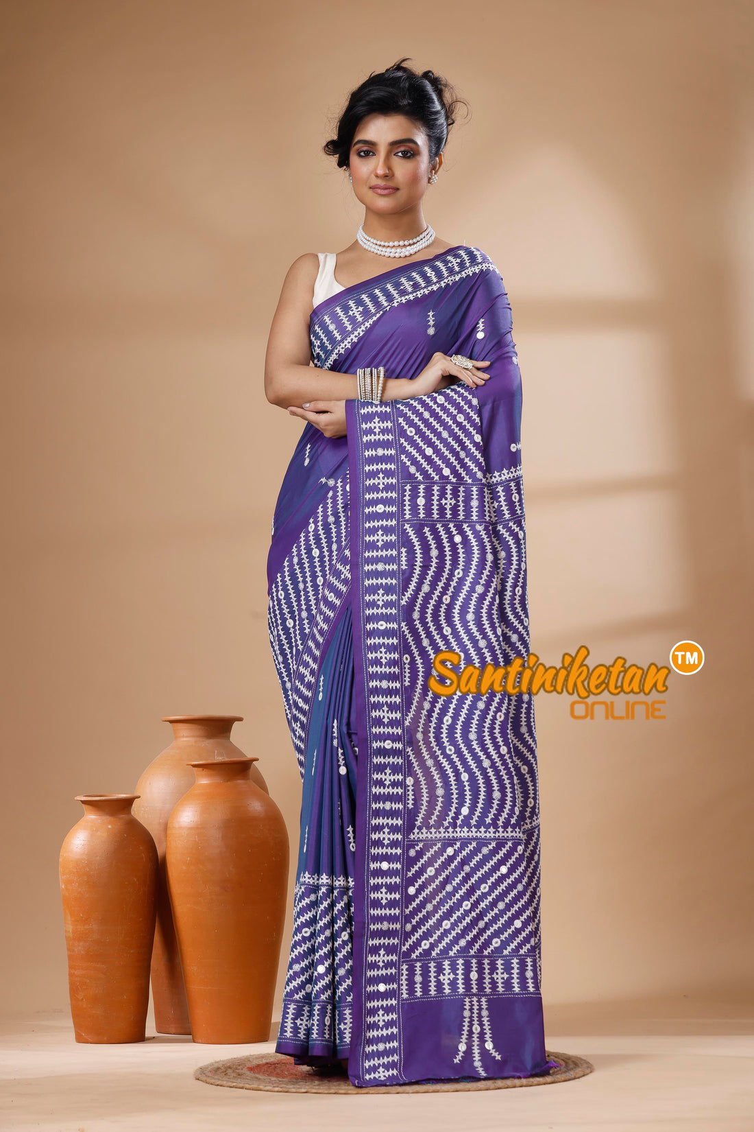 Bangalore Silk Gujrati Stitch Saree SN202626180