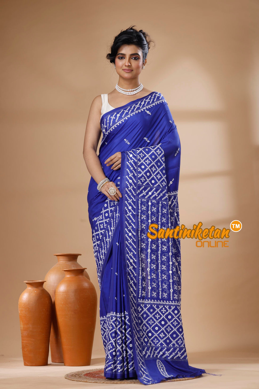 Bangalore Silk Gujrati Stitch Saree SN202626192