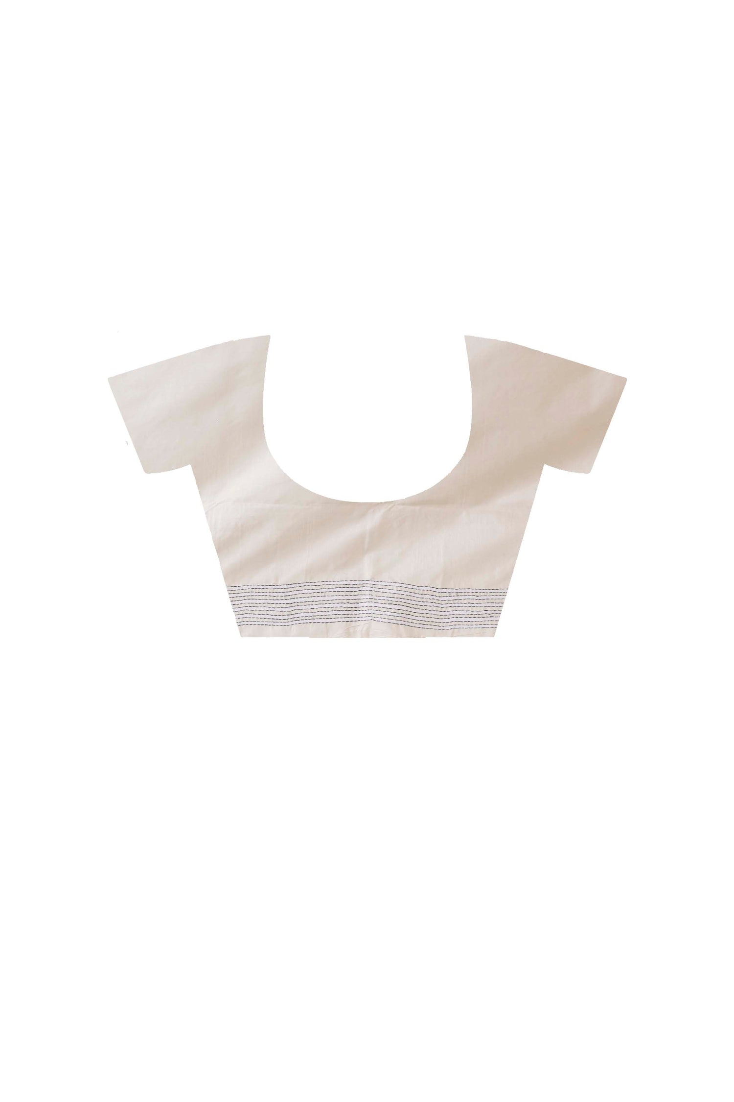 Tussar Silk Kantha Stitch Saree