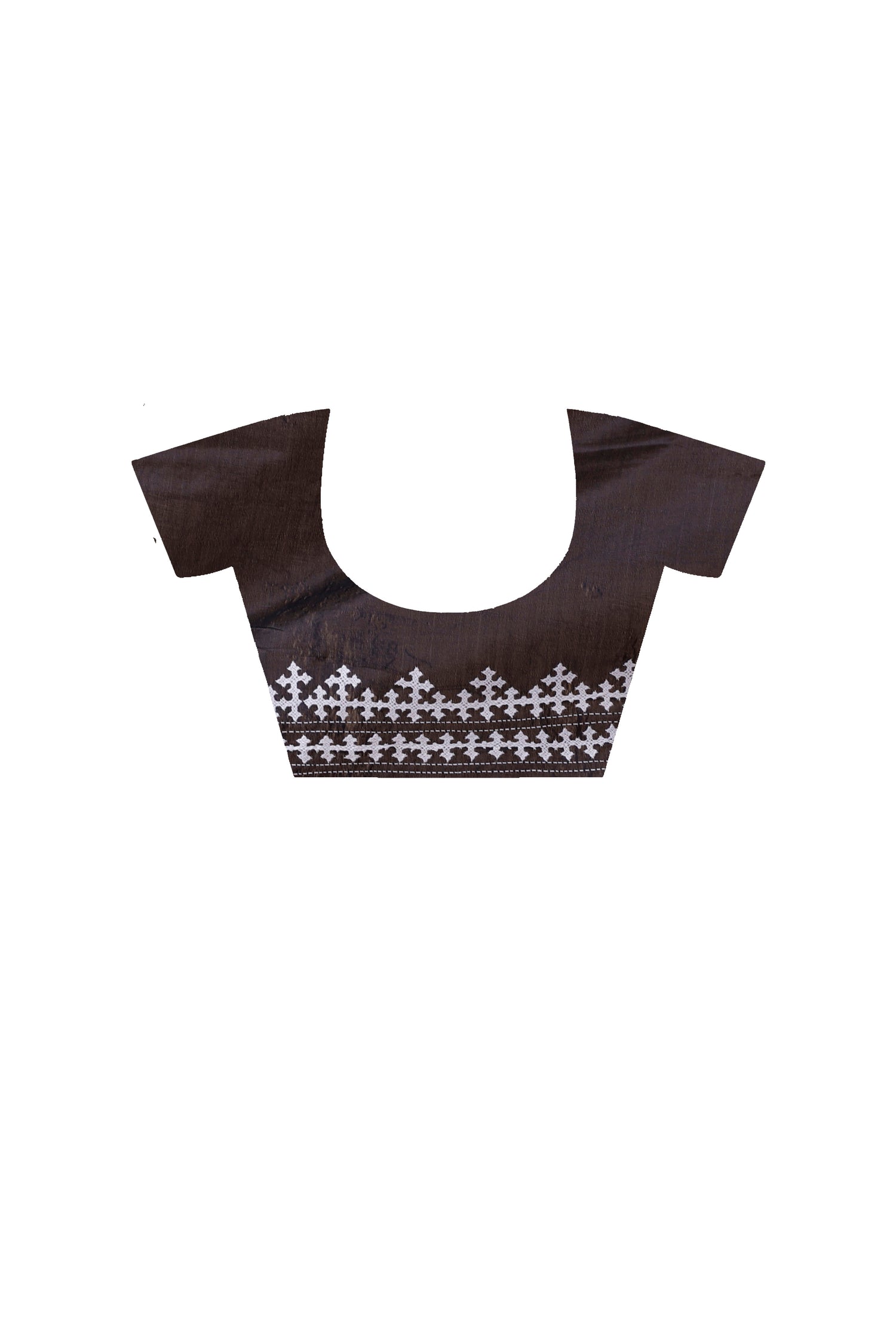 Bangalore Silk Gujrati Stitch Saree