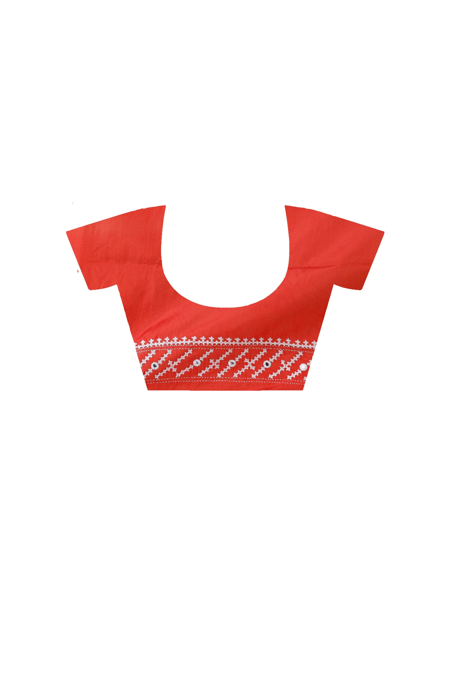 Bangalore Silk Gujrati Stitch Saree