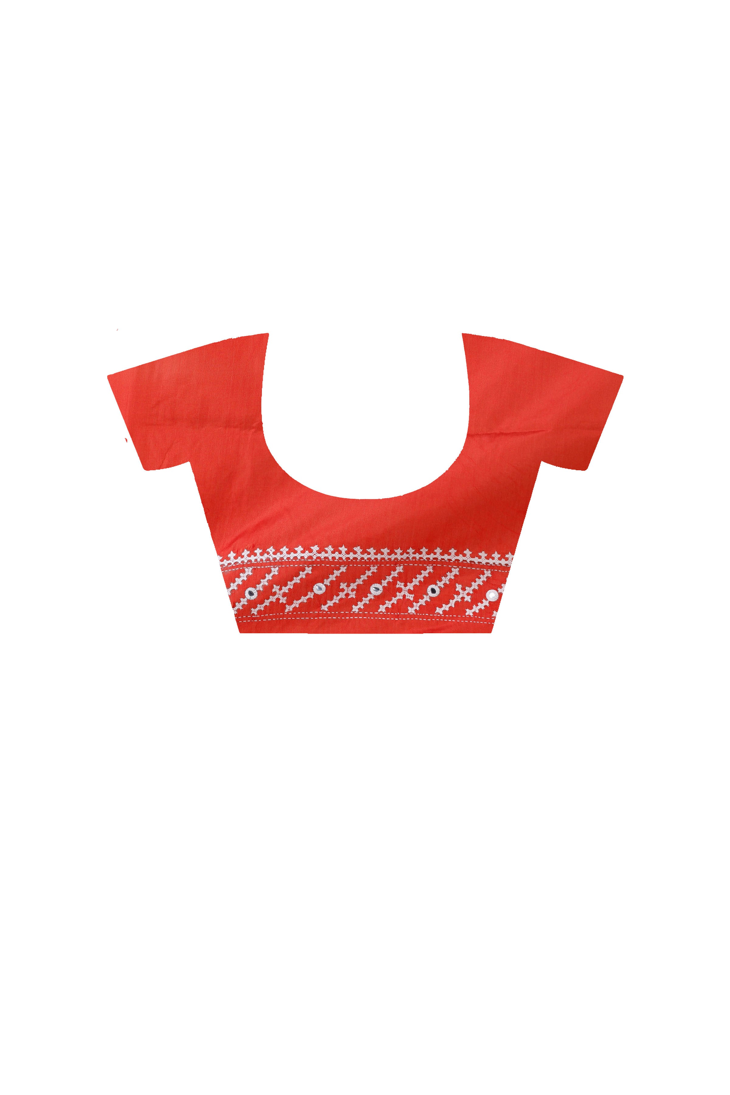 Bangalore Silk Gujrati Stitch Saree