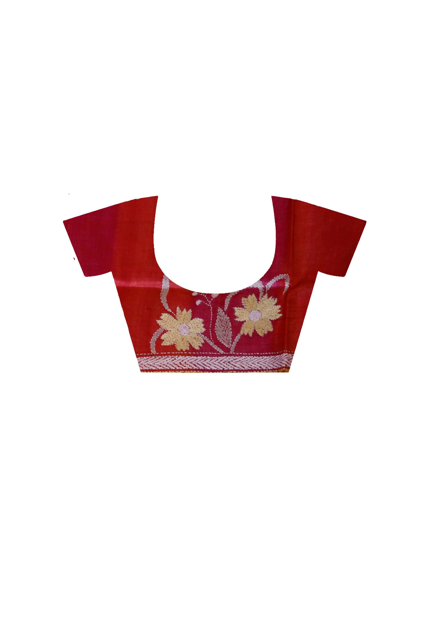 Tussar Silk Gujrati Stitch Saree