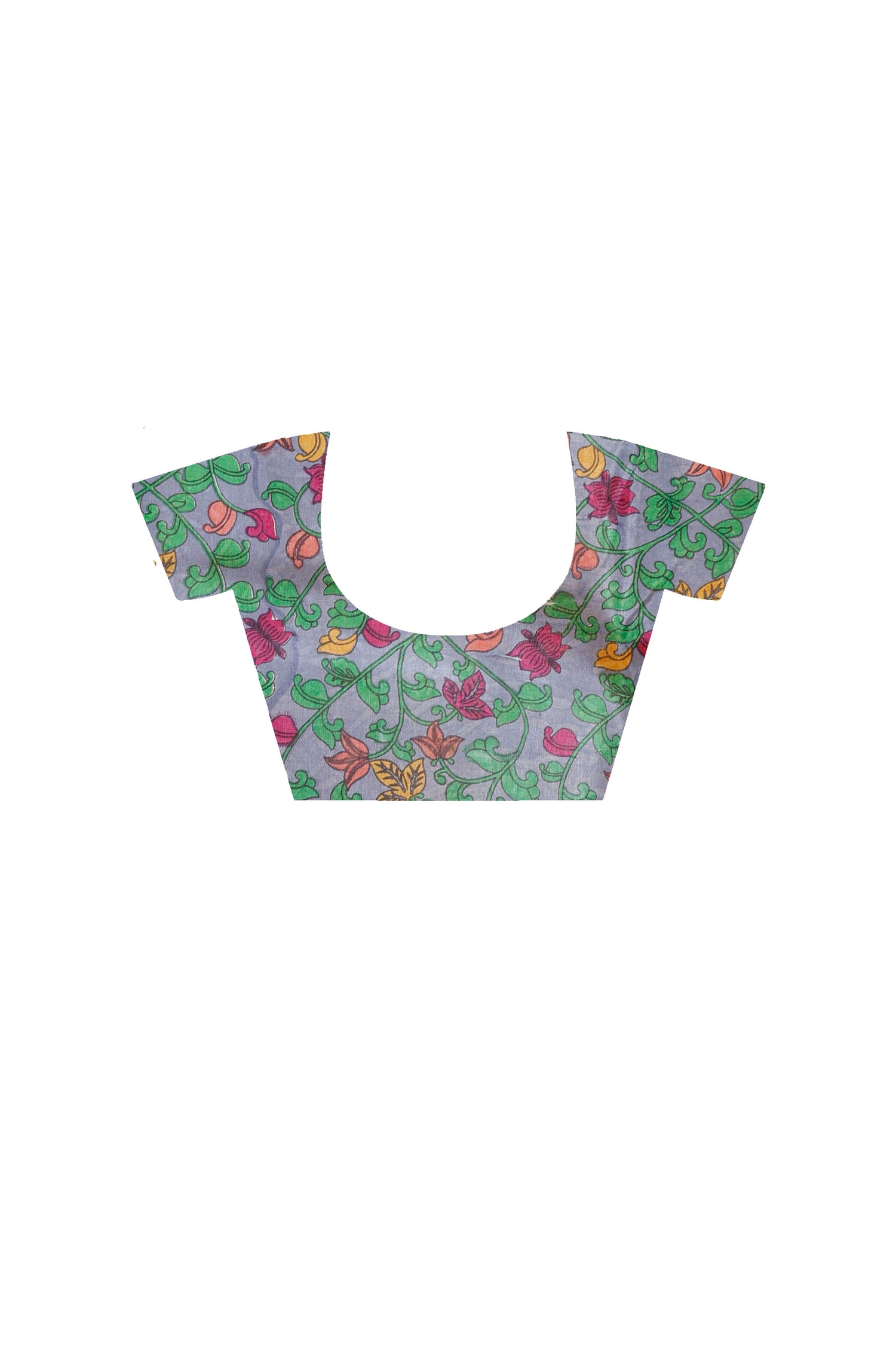 Dye Pure Tussar Silk Kantha Stitch Saree