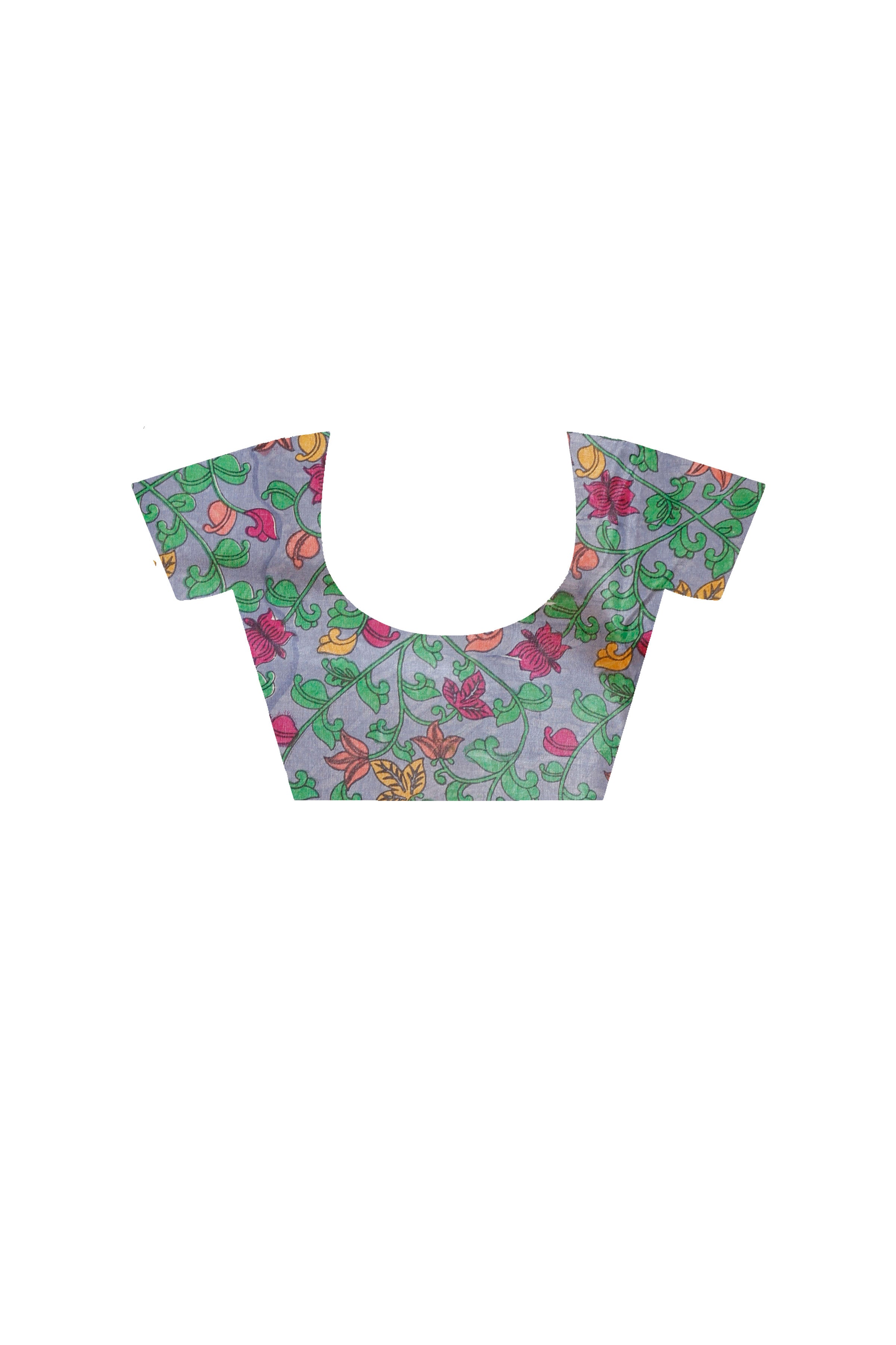 Dye Pure Tussar Silk Kantha Stitch Saree