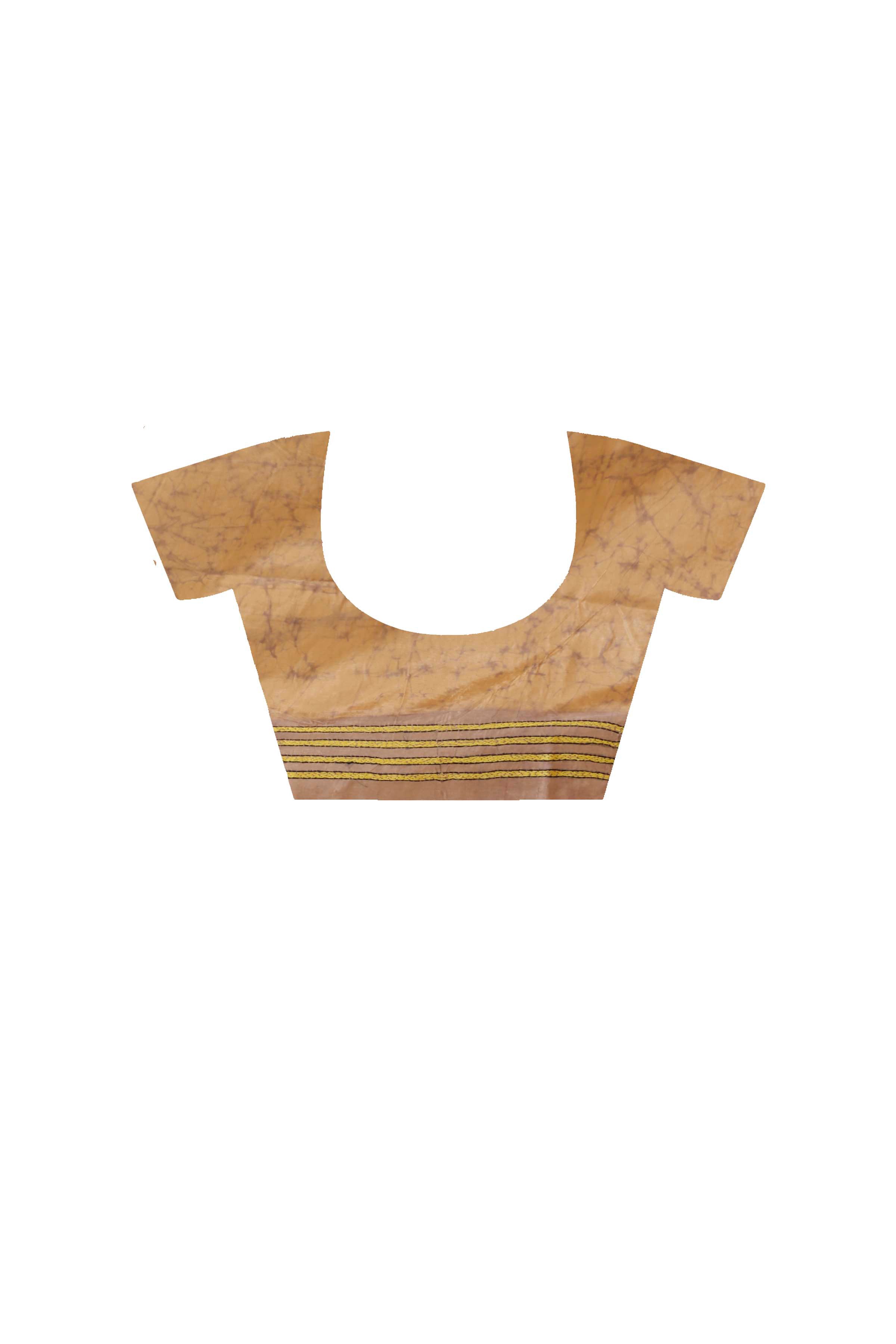 Bangalore Silk Batik Kantha Stitch Saree