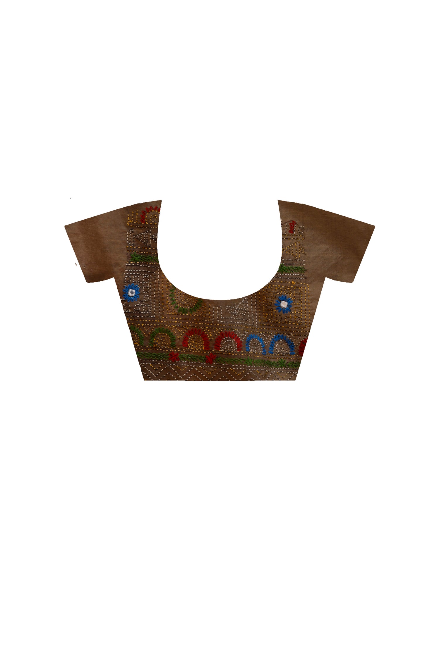 Bangalore Silk Lambani Stitch Saree