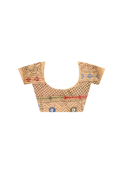 Bangalore Silk Lambani Stitch Saree