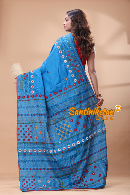 Bangalore Silk Lambani Stitch Saree